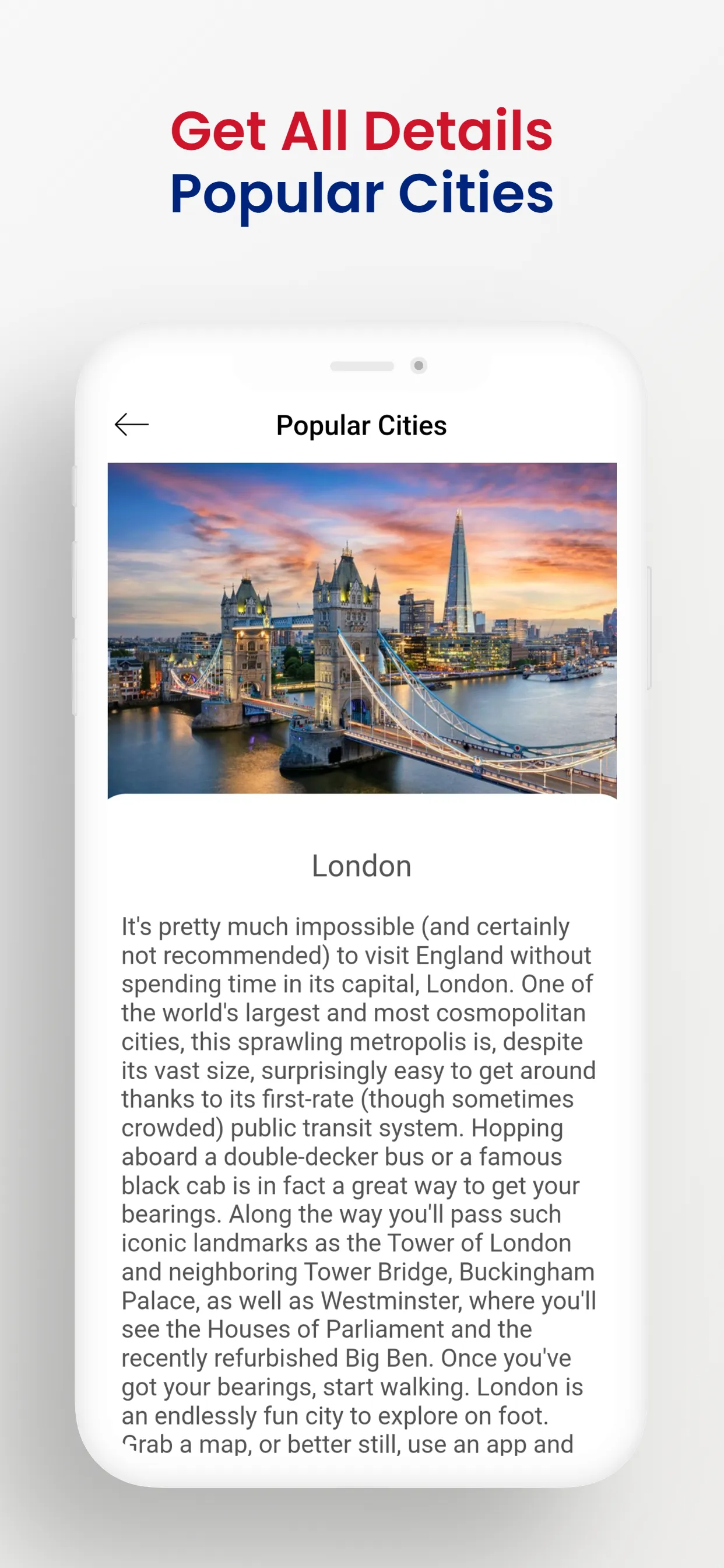 England Travel Guide | Indus Appstore | Screenshot