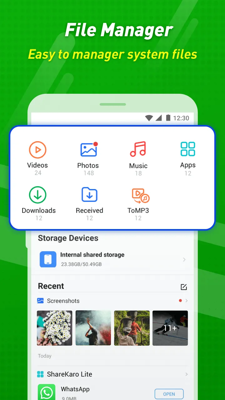 ShareKaro Mini: File Share App | Indus Appstore | Screenshot