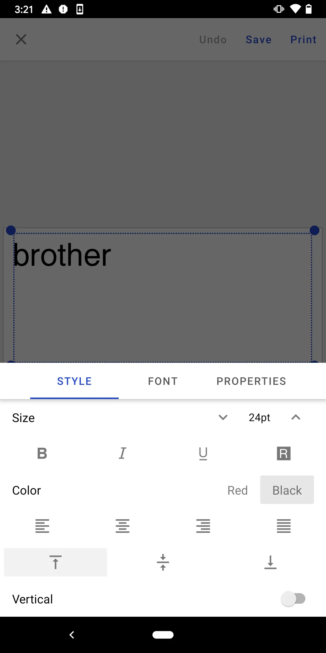 Brother iPrint&Label | Indus Appstore | Screenshot