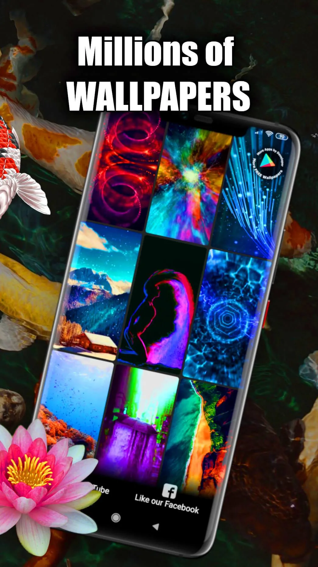 Koi Fish Wallpaper Live HD/3D | Indus Appstore | Screenshot