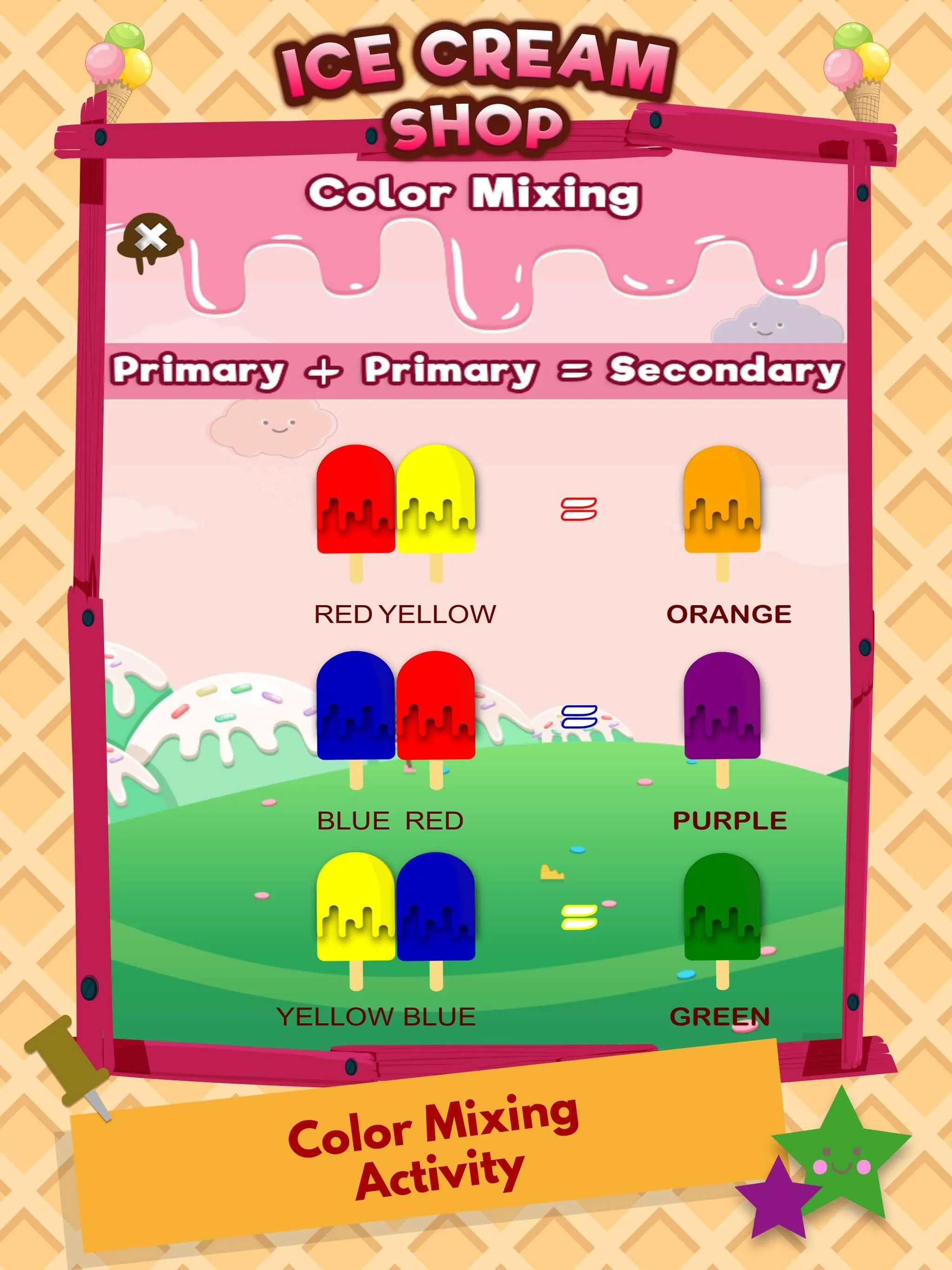 Learning Colors Ice Cream Shop | Indus Appstore | Screenshot