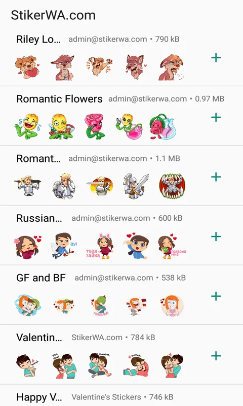 Valentine Day WAStickerApps | Indus Appstore | Screenshot