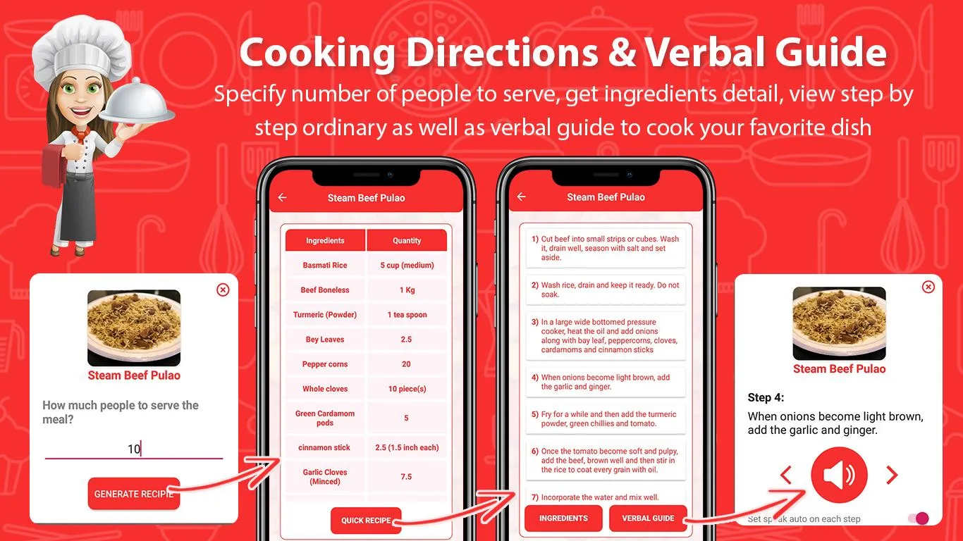 Cooking Recipe Guide Generator | Indus Appstore | Screenshot