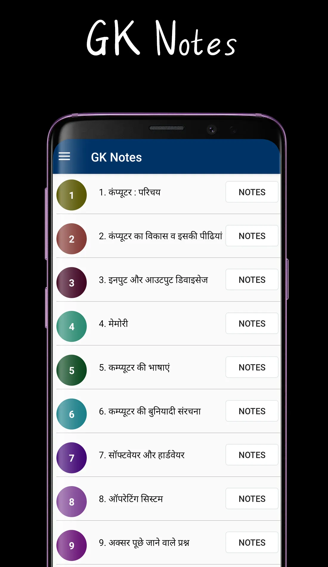 Computer GK Notes MCQ 2024 | Indus Appstore | Screenshot