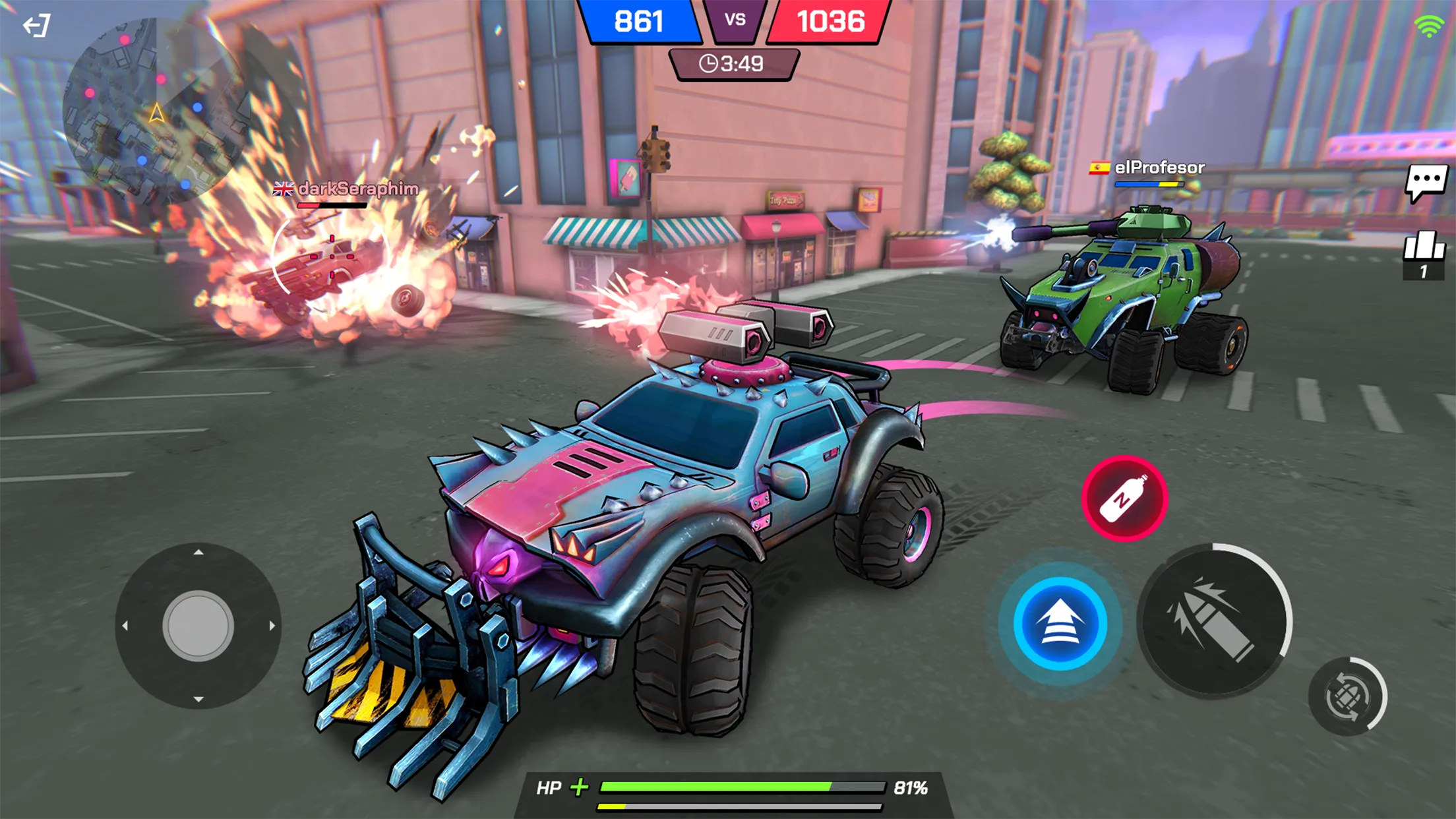 Battle Cars: Nitro PvP Shooter | Indus Appstore | Screenshot
