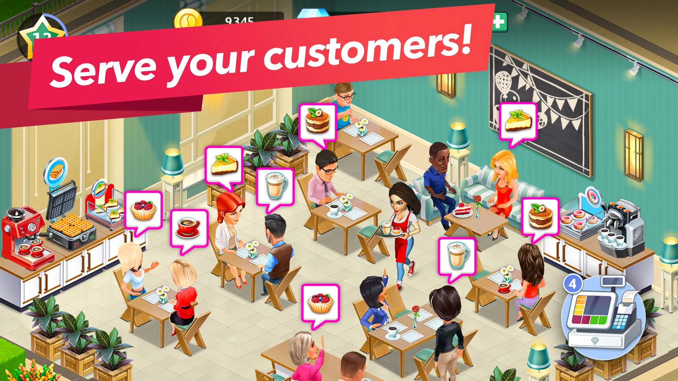 My Cafe — Restaurant Game | Indus Appstore | Screenshot