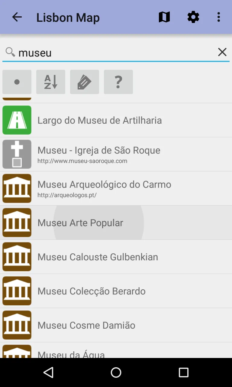 Lisbon Offline City Map | Indus Appstore | Screenshot