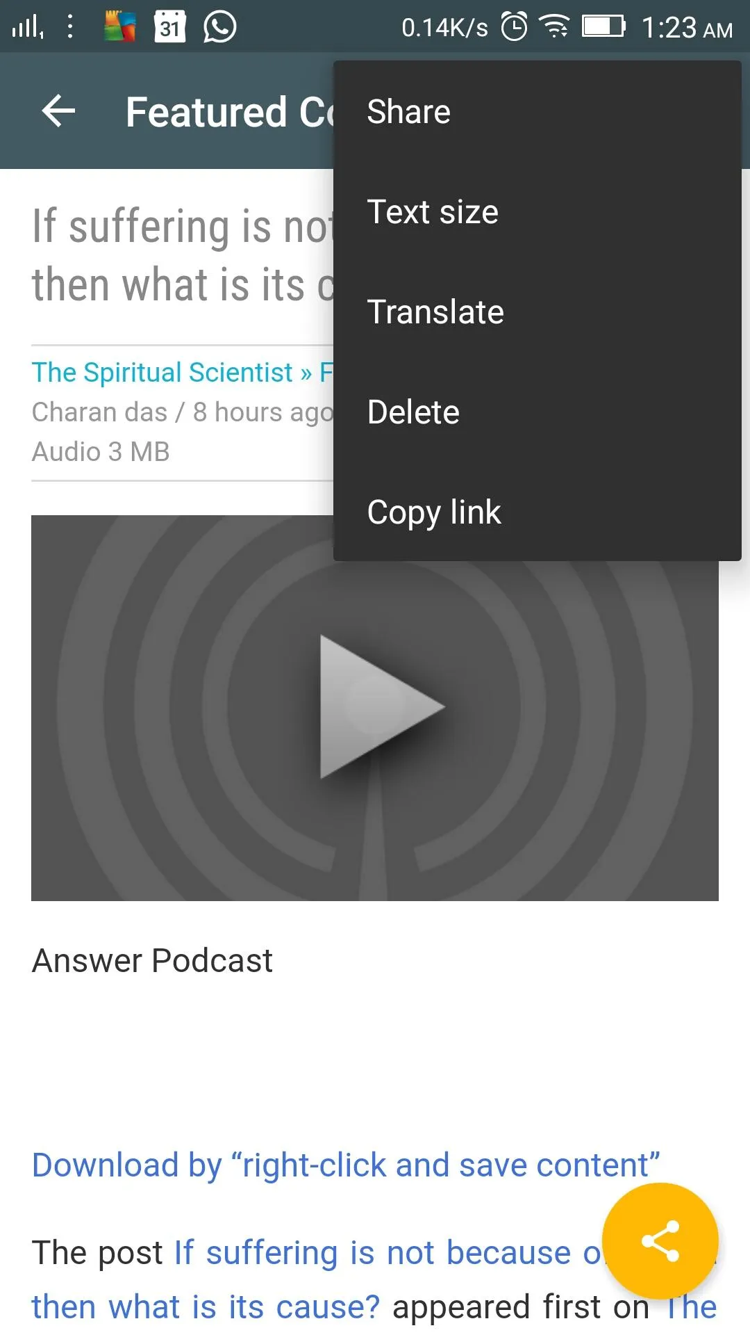 The Spiritual Scientist by CCD | Indus Appstore | Screenshot