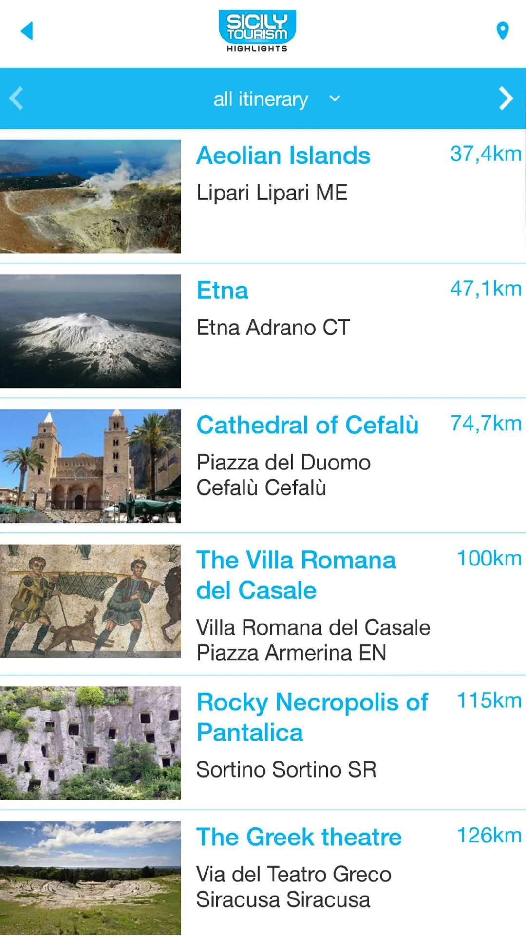 SicilyTourism | Indus Appstore | Screenshot