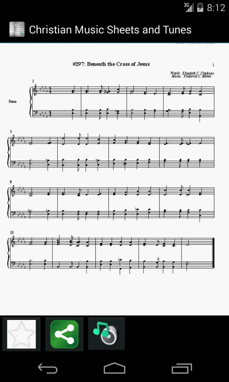Christian Music Sheets - Tunes | Indus Appstore | Screenshot