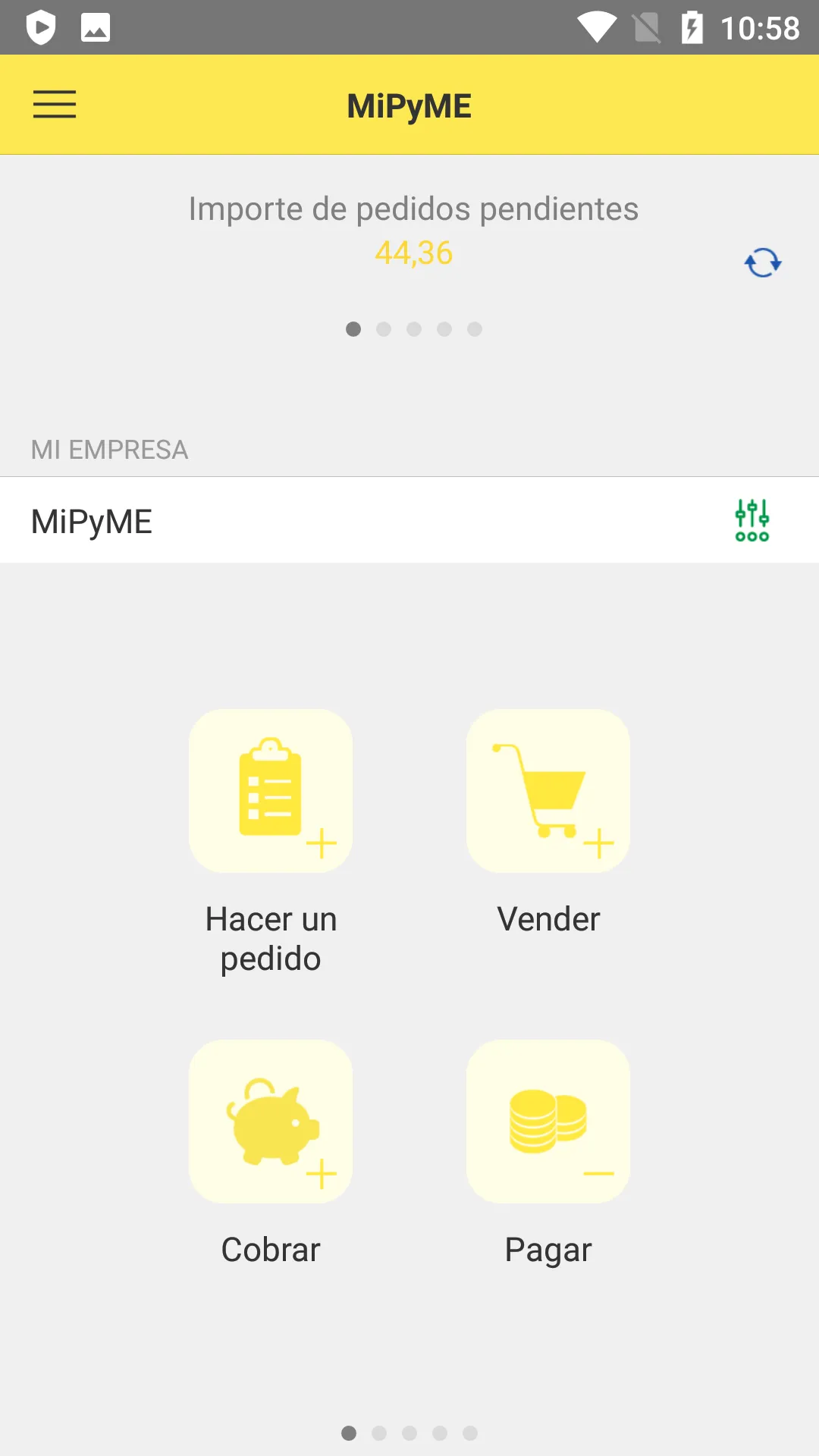 MiPyME | Indus Appstore | Screenshot