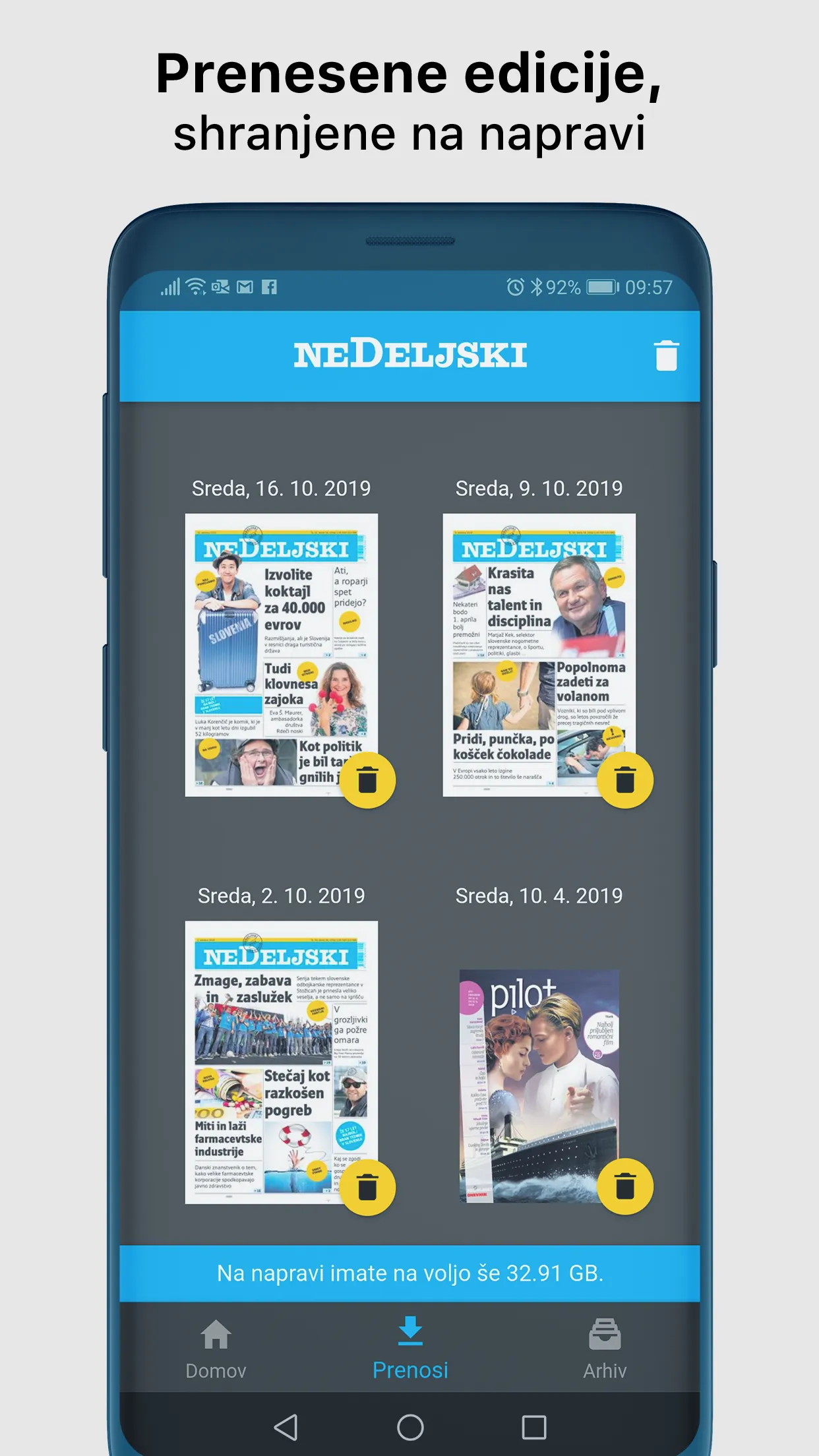 Nedeljski dnevnik: V krogu dru | Indus Appstore | Screenshot