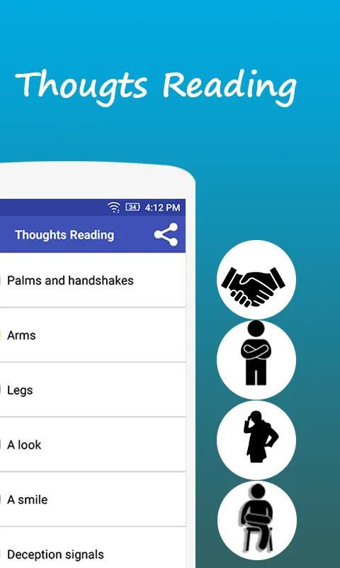 Read Thoughts - Body Language  | Indus Appstore | Screenshot