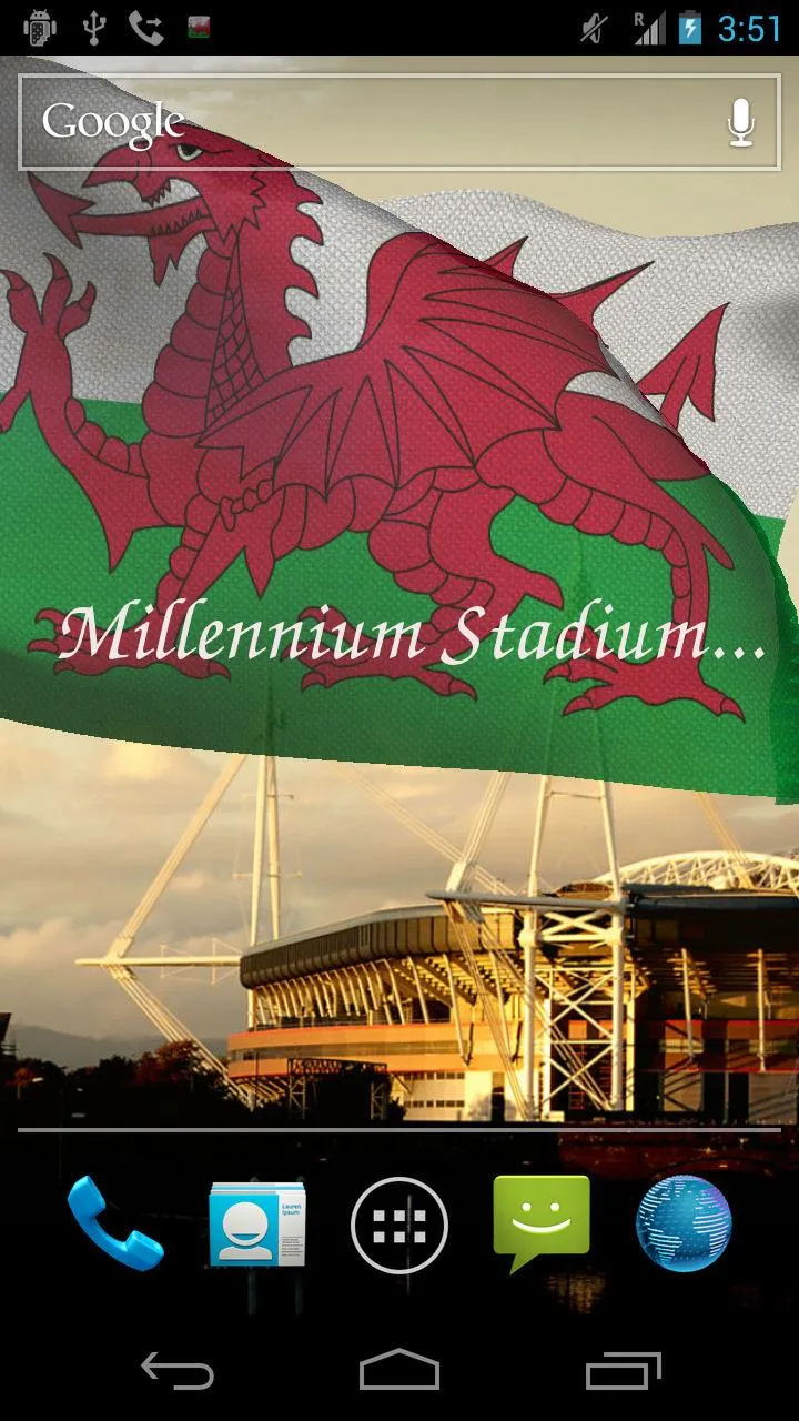 Welsh Flag Live Wallpaper | Indus Appstore | Screenshot