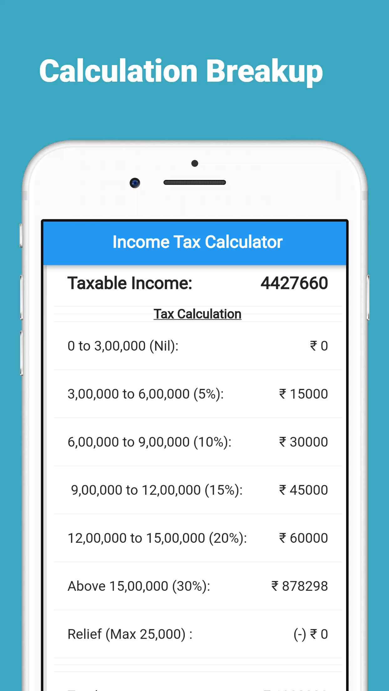 IndTax Tax Calculator 2024-25 | Indus Appstore | Screenshot