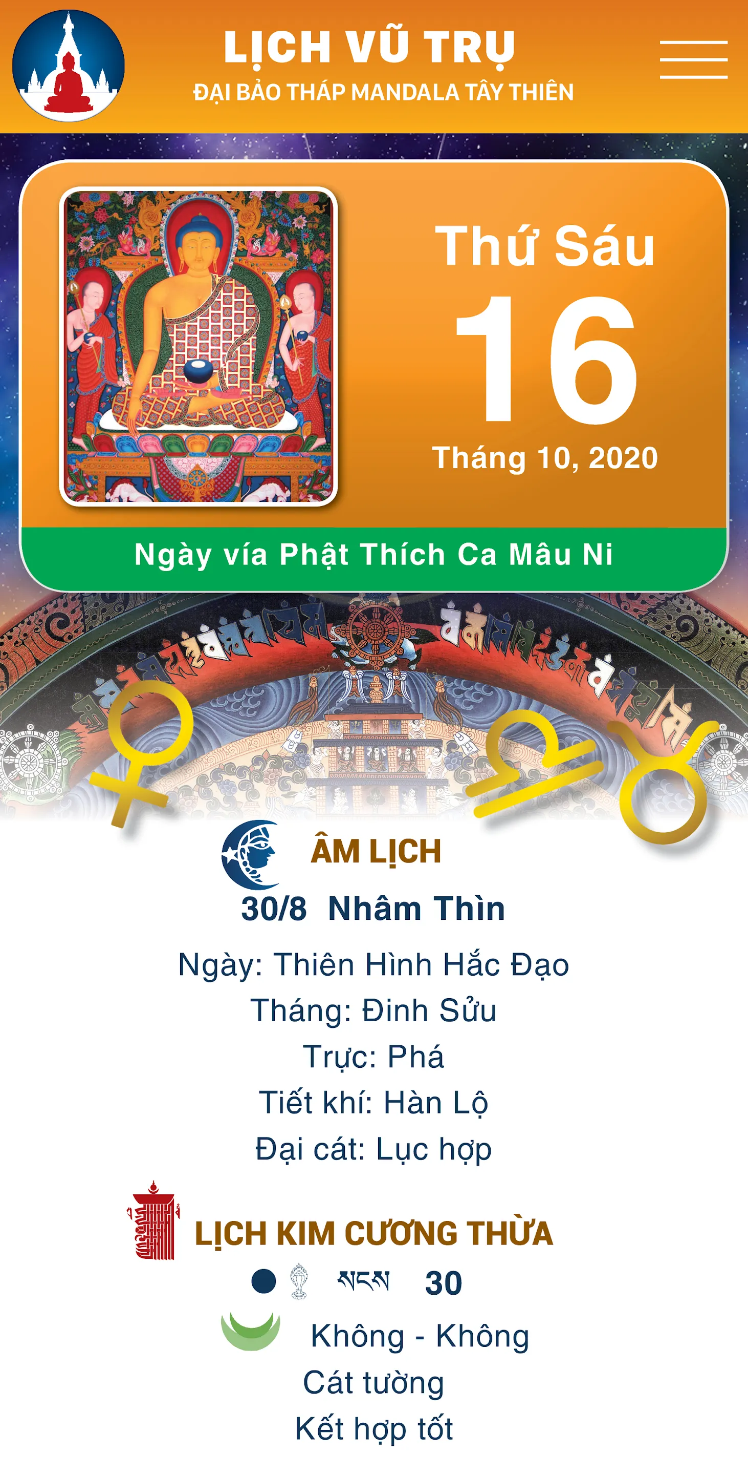 Lịch Vũ Trụ | Indus Appstore | Screenshot