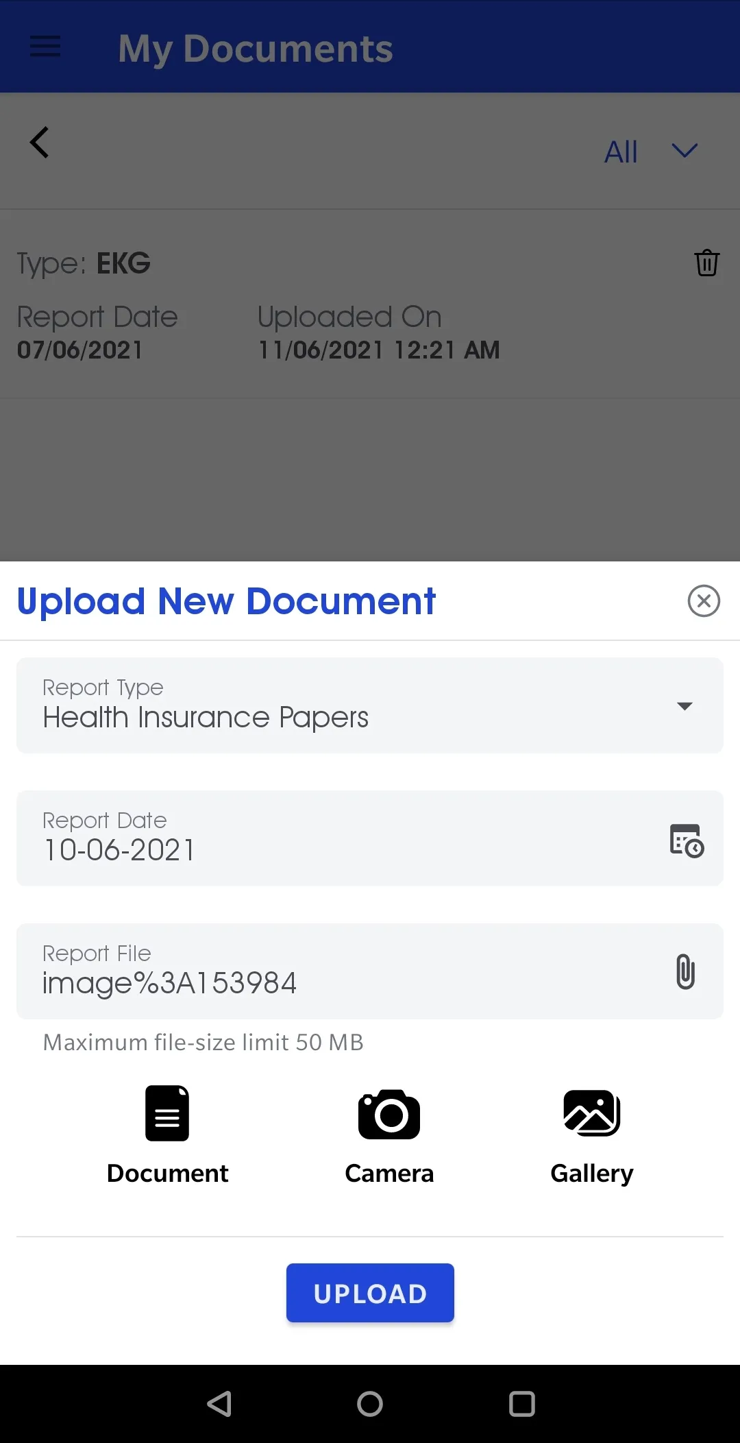 MyMedicalData | Indus Appstore | Screenshot