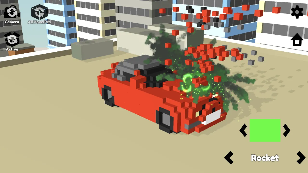 Voxel Car Breaker | Indus Appstore | Screenshot