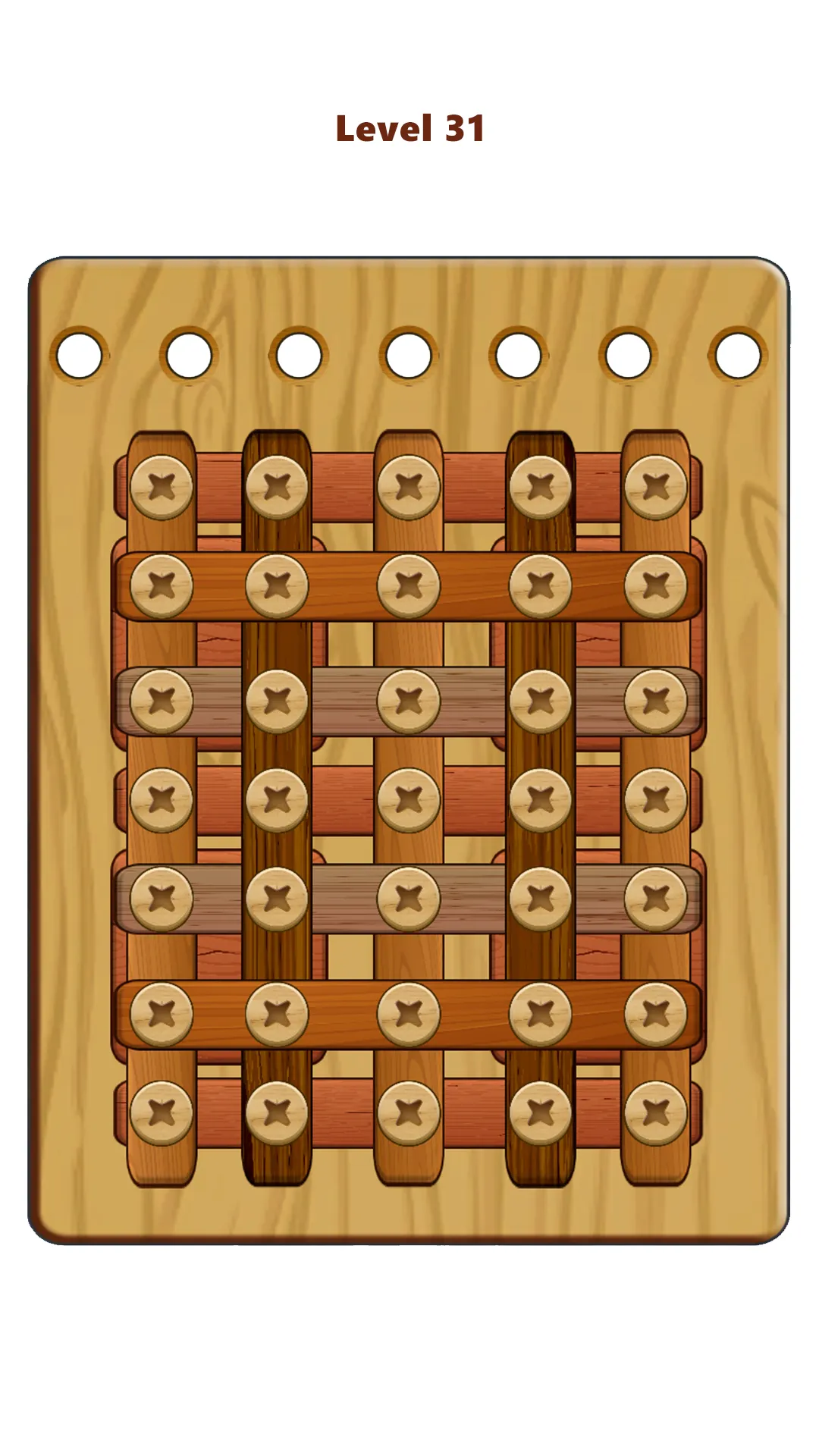 Wood Nuts & Bolts Puzzle | Indus Appstore | Screenshot