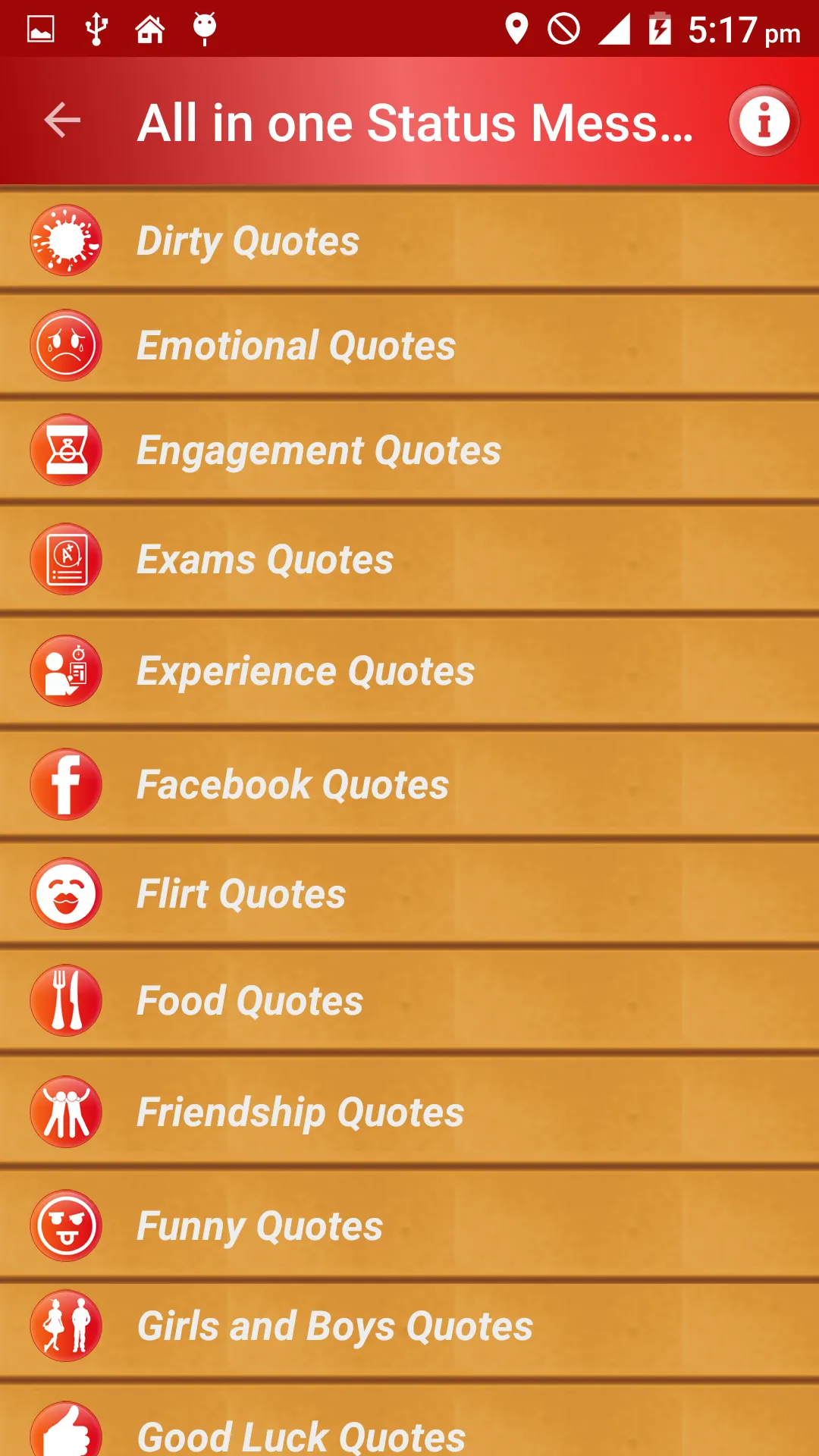 All Status Messages & Quotes | Indus Appstore | Screenshot