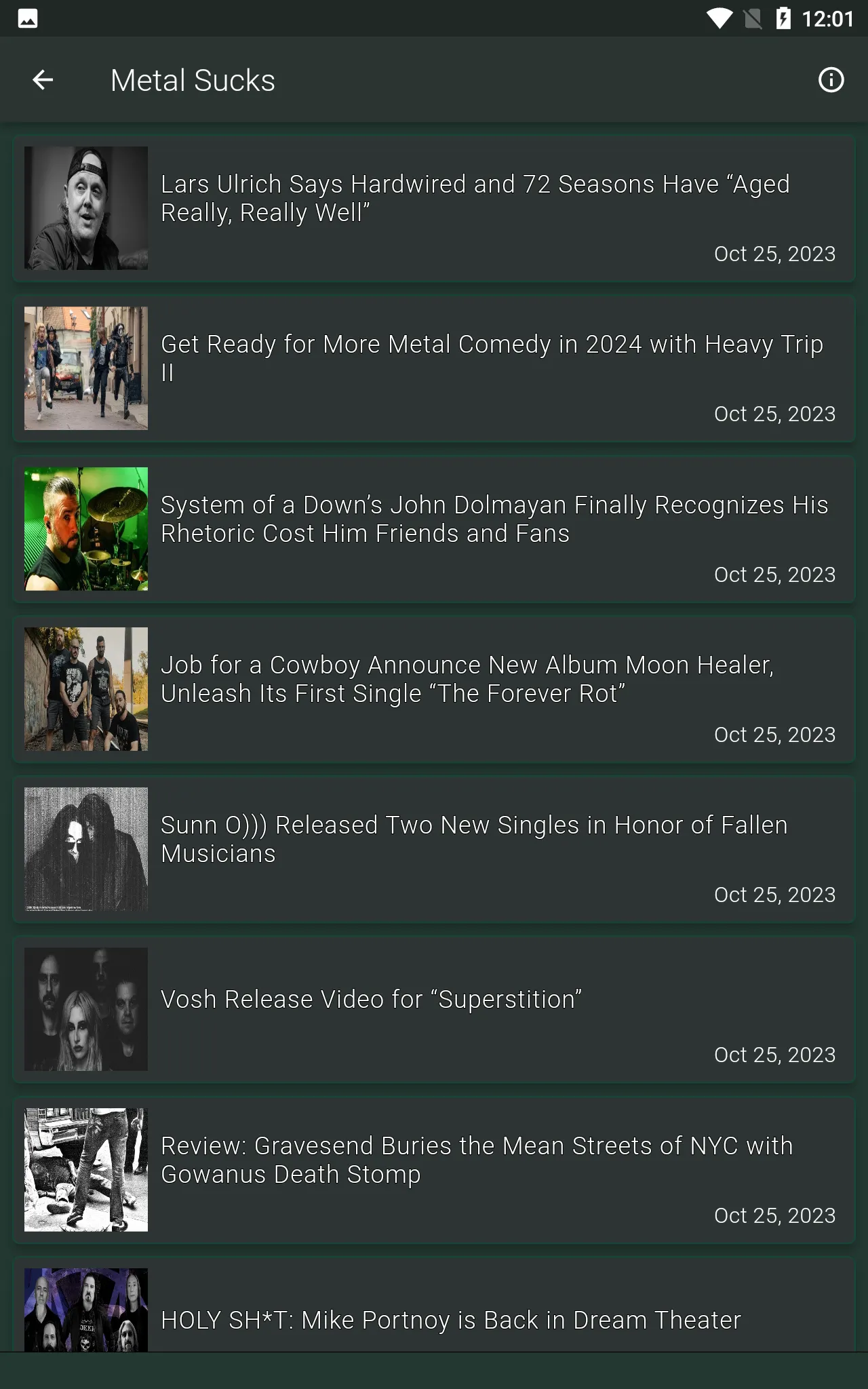 The Metal Source - Heavy News | Indus Appstore | Screenshot