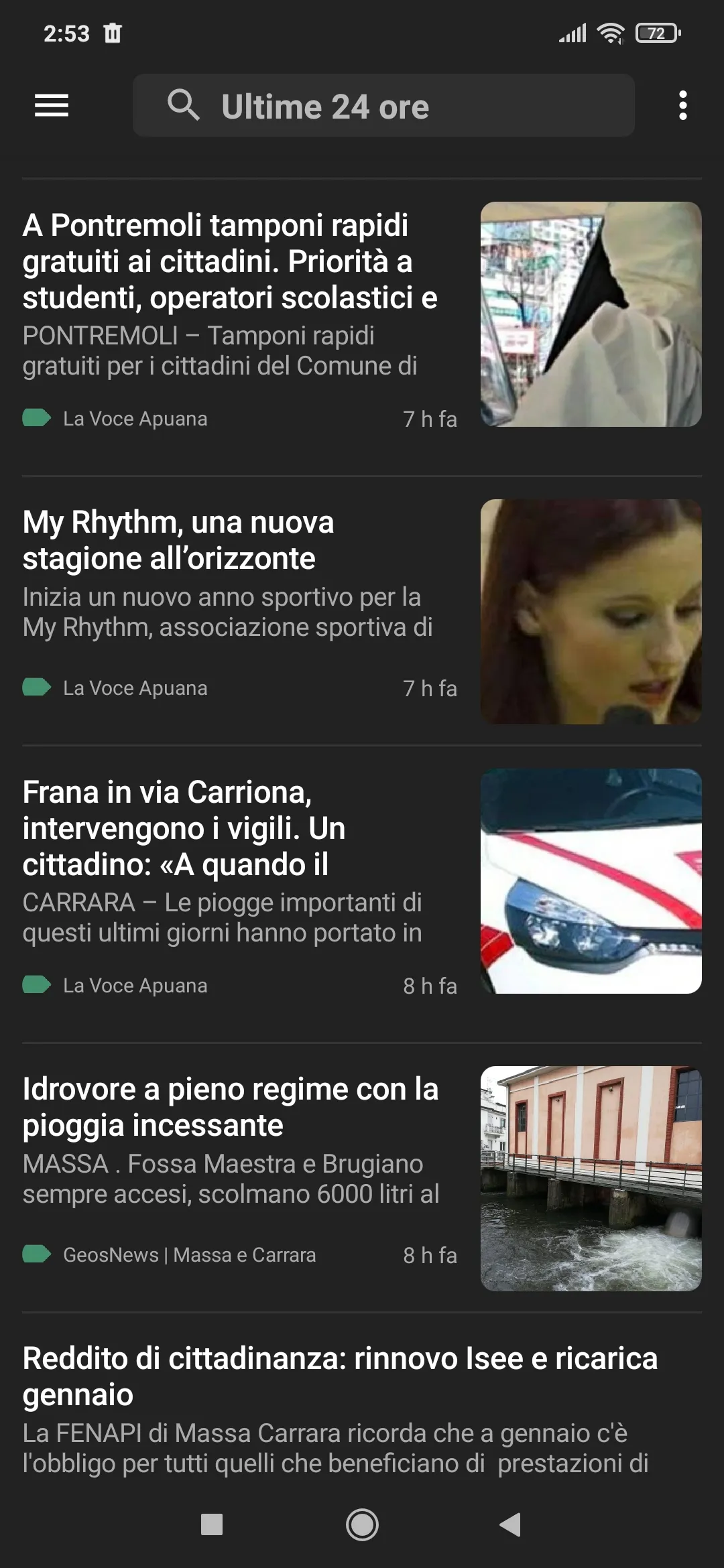 Massa Carrara notizie | Indus Appstore | Screenshot