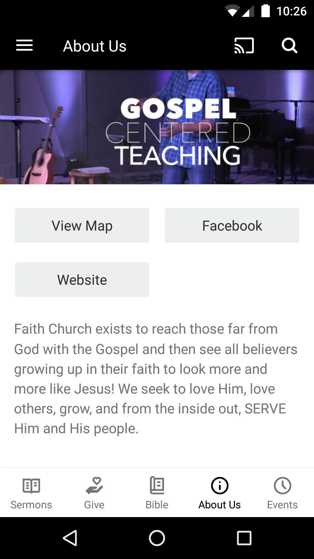 Faith Church VC | Indus Appstore | Screenshot