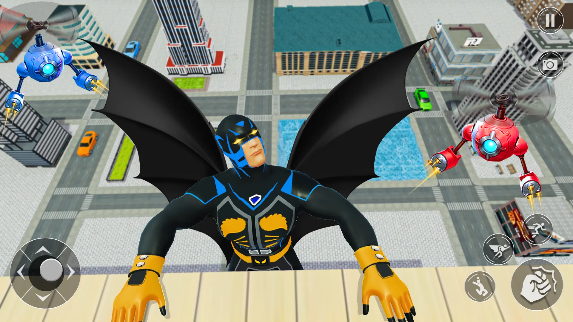 Flying Bat Robot Car Transform | Indus Appstore | Screenshot