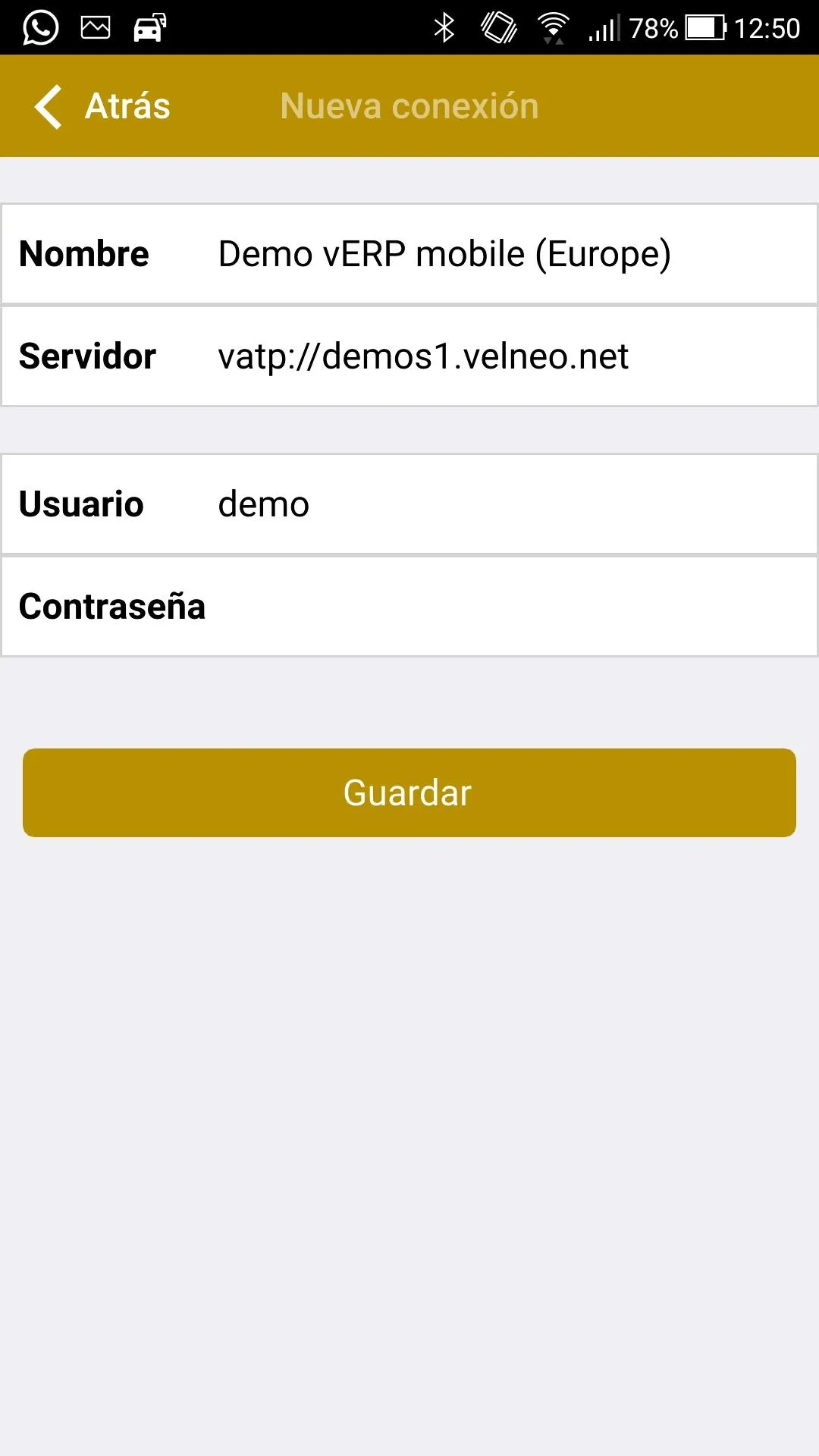 Velneo vClient | Indus Appstore | Screenshot