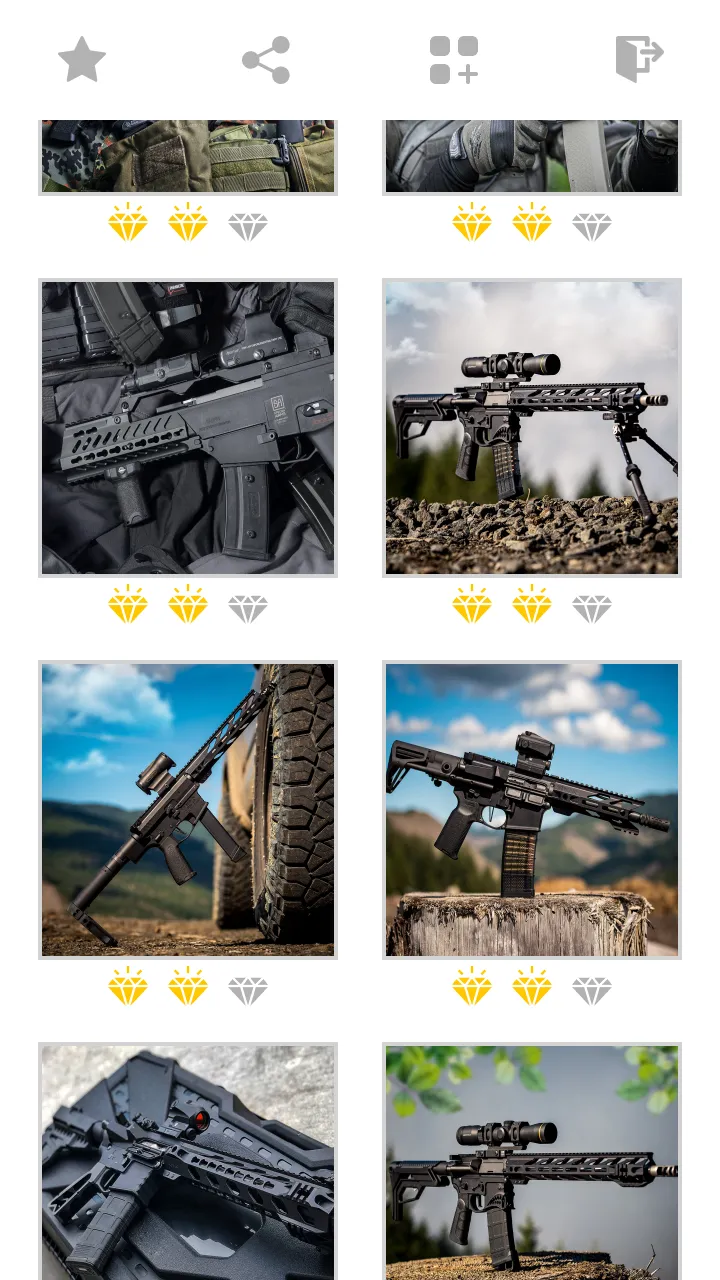 Jigsaw Weapon Mosaic Puzzles | Indus Appstore | Screenshot