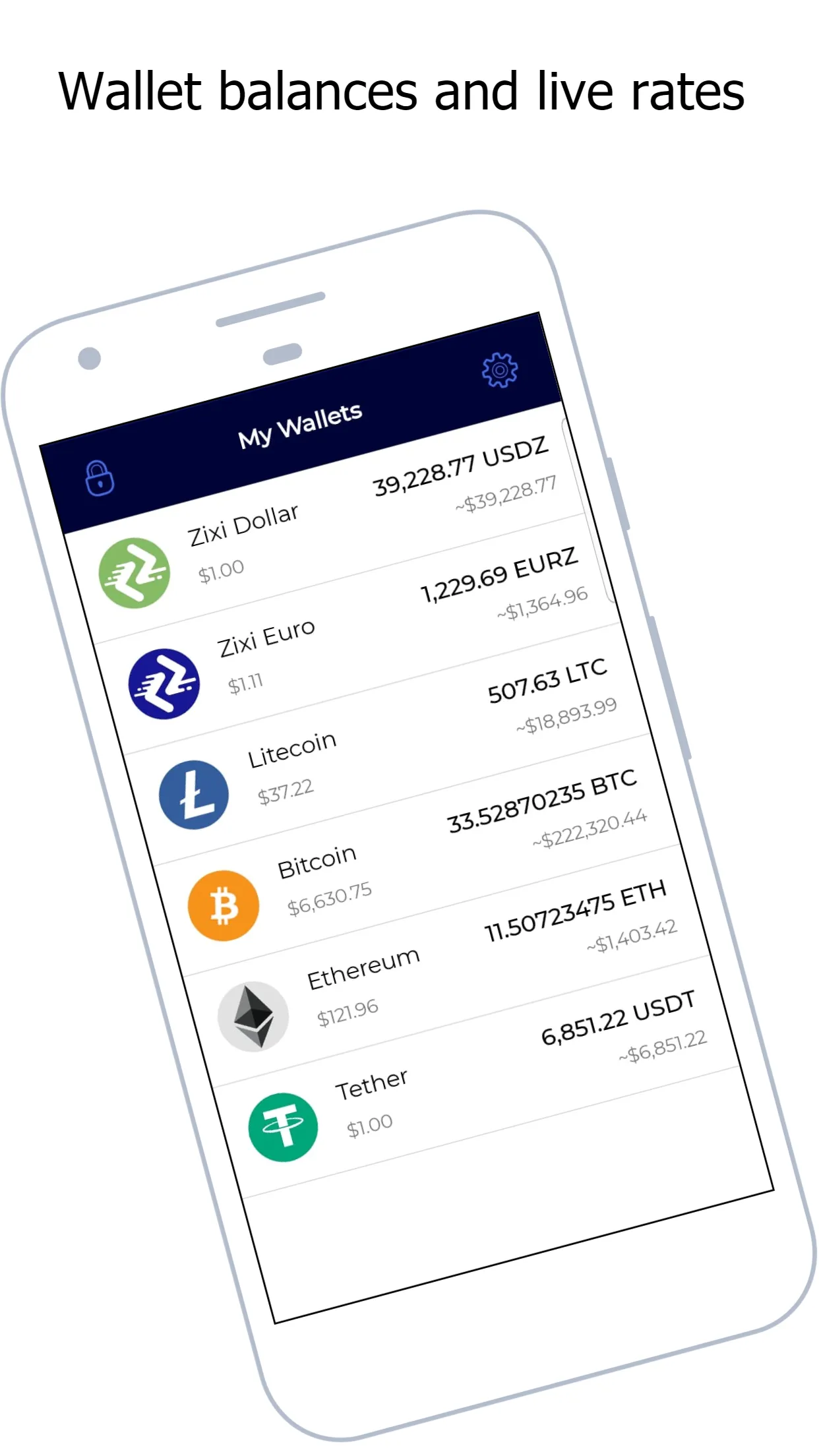 ZixiPay: Tether Wallet | Indus Appstore | Screenshot