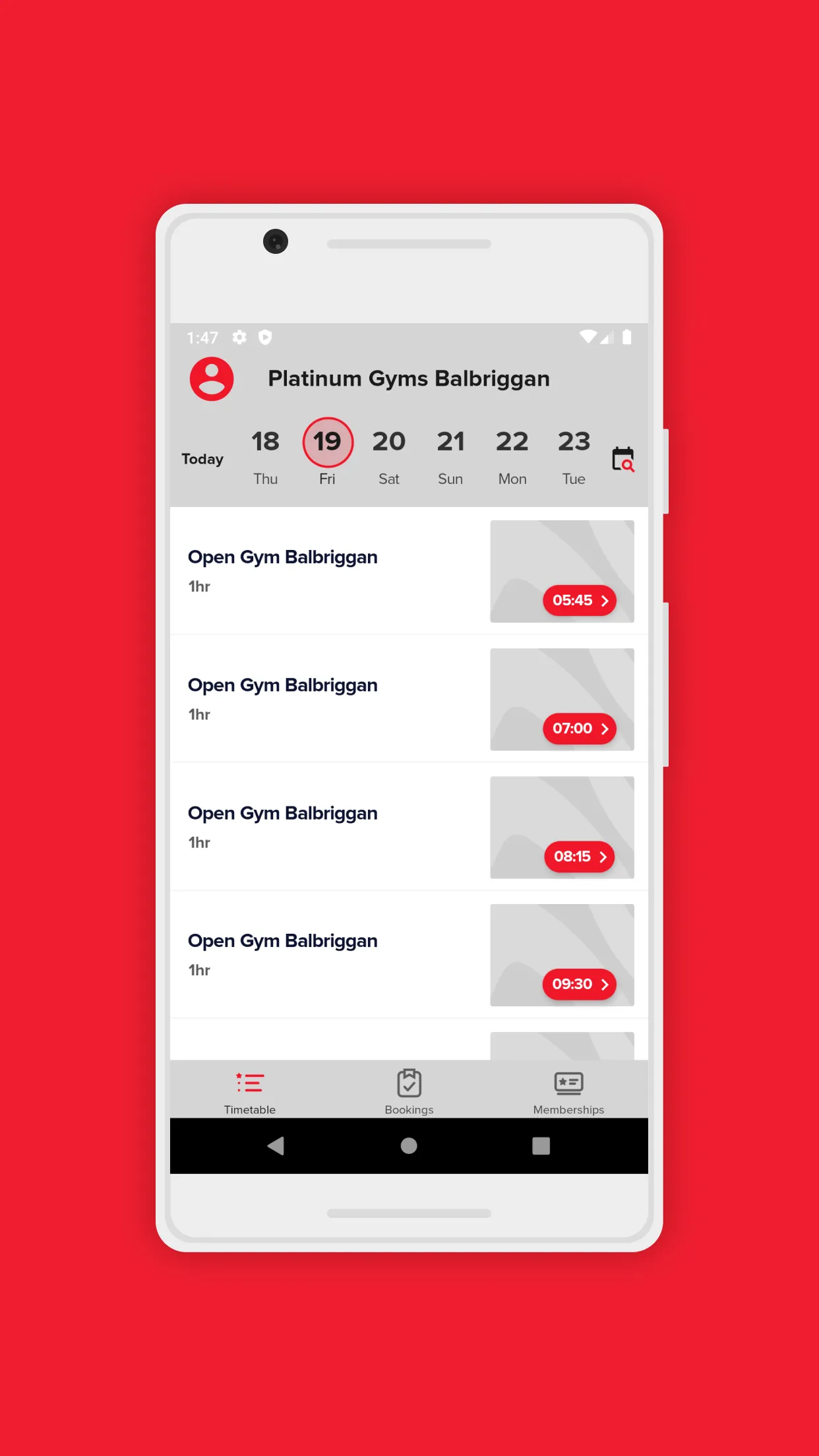 Platinum Gyms | Indus Appstore | Screenshot