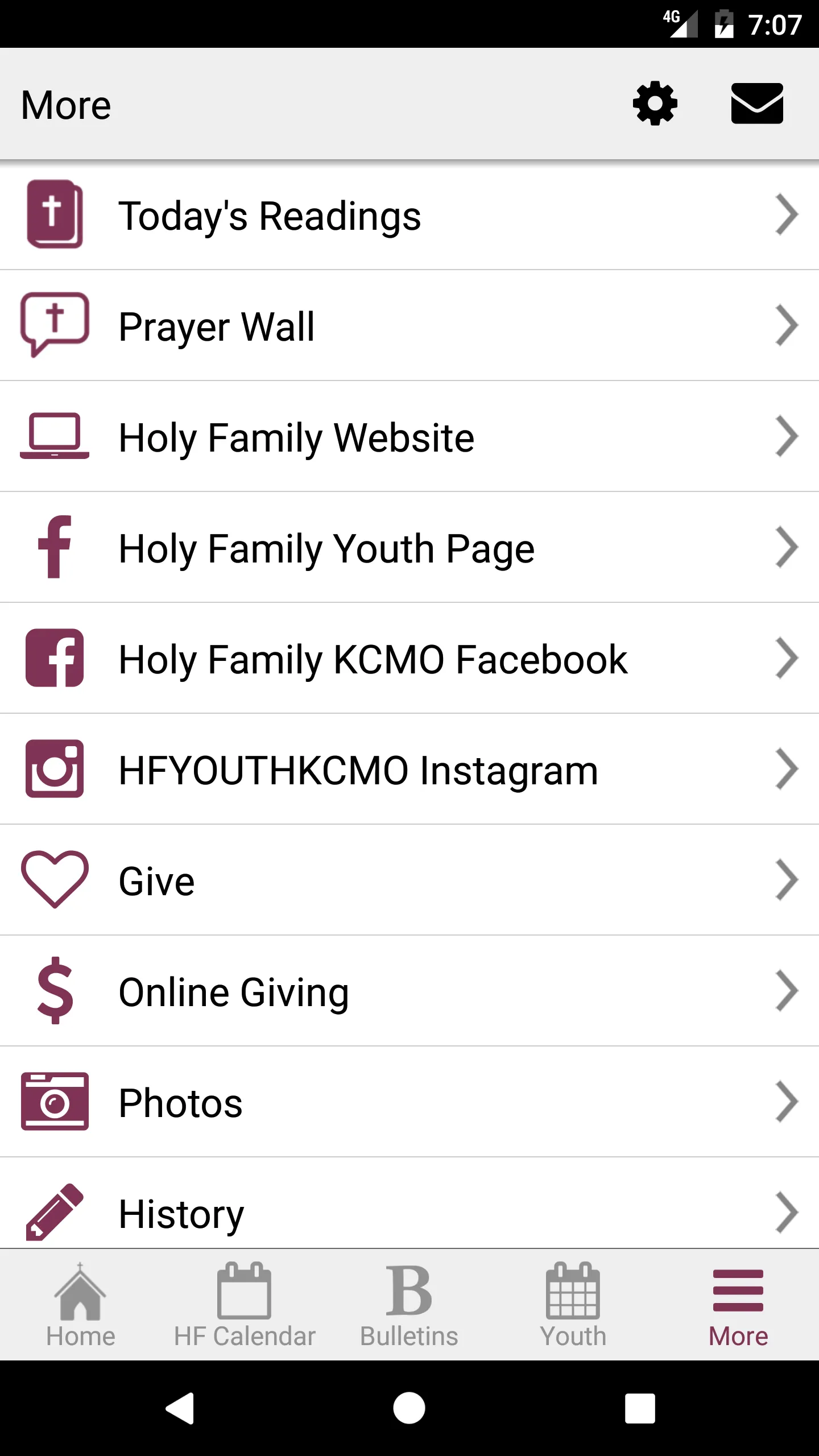 Holy Family Catholic Church | Indus Appstore | Screenshot