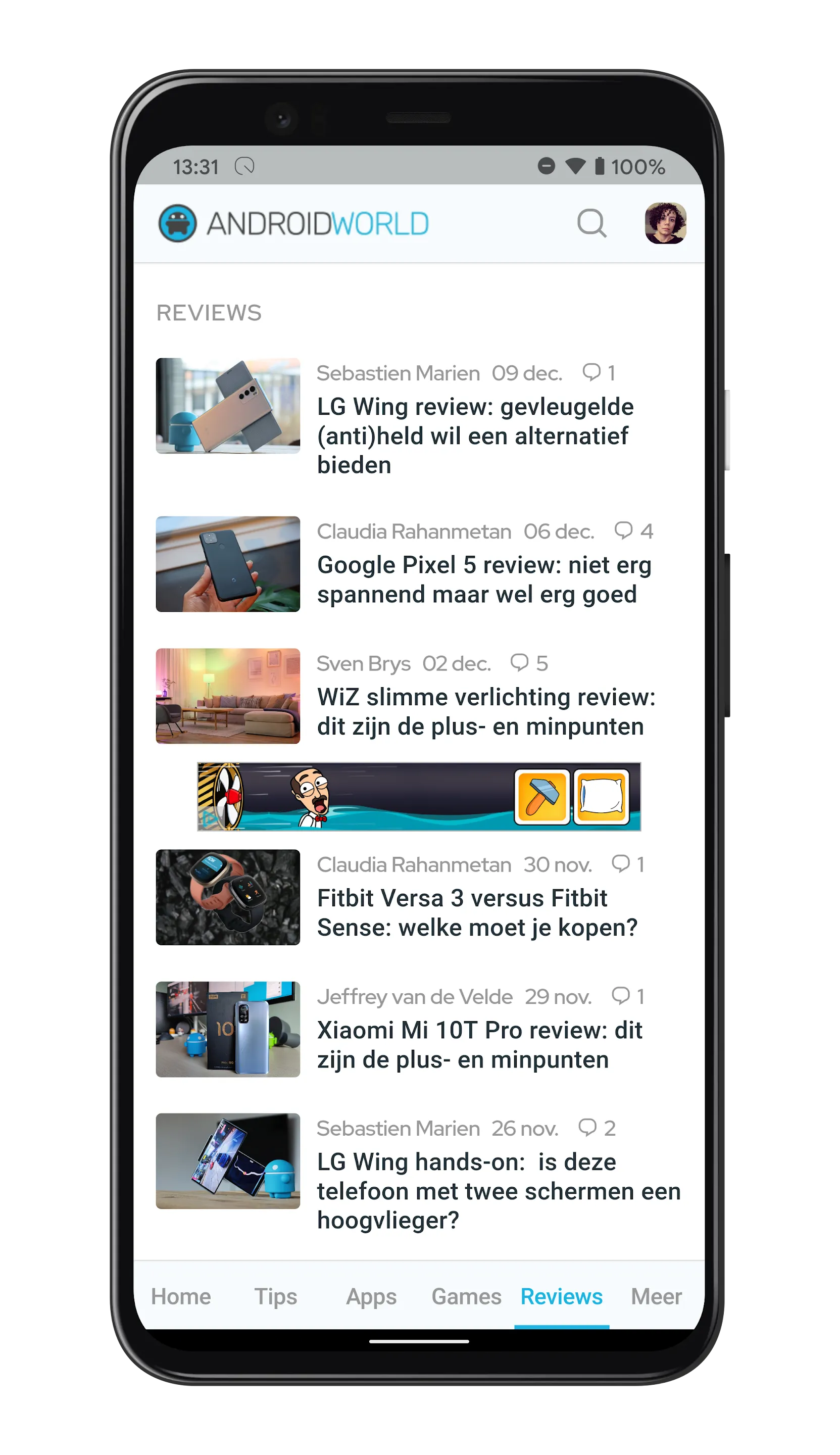 AW Reader: news & apps [Dutch] | Indus Appstore | Screenshot