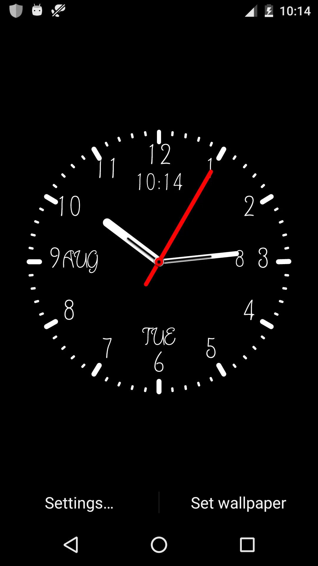 Clock Live Wallpaper | Indus Appstore | Screenshot