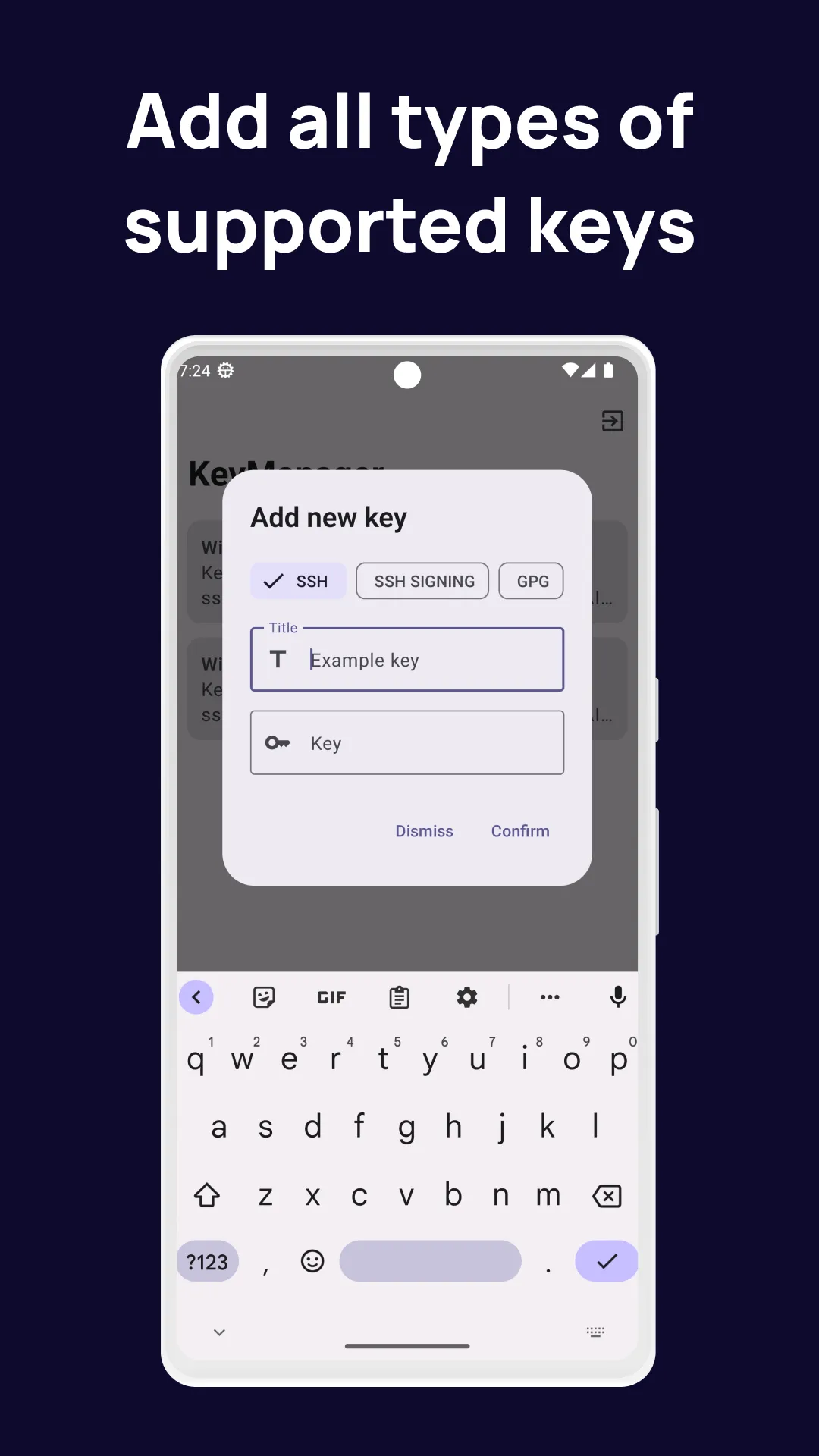 KeyManager (GitHub) | Indus Appstore | Screenshot