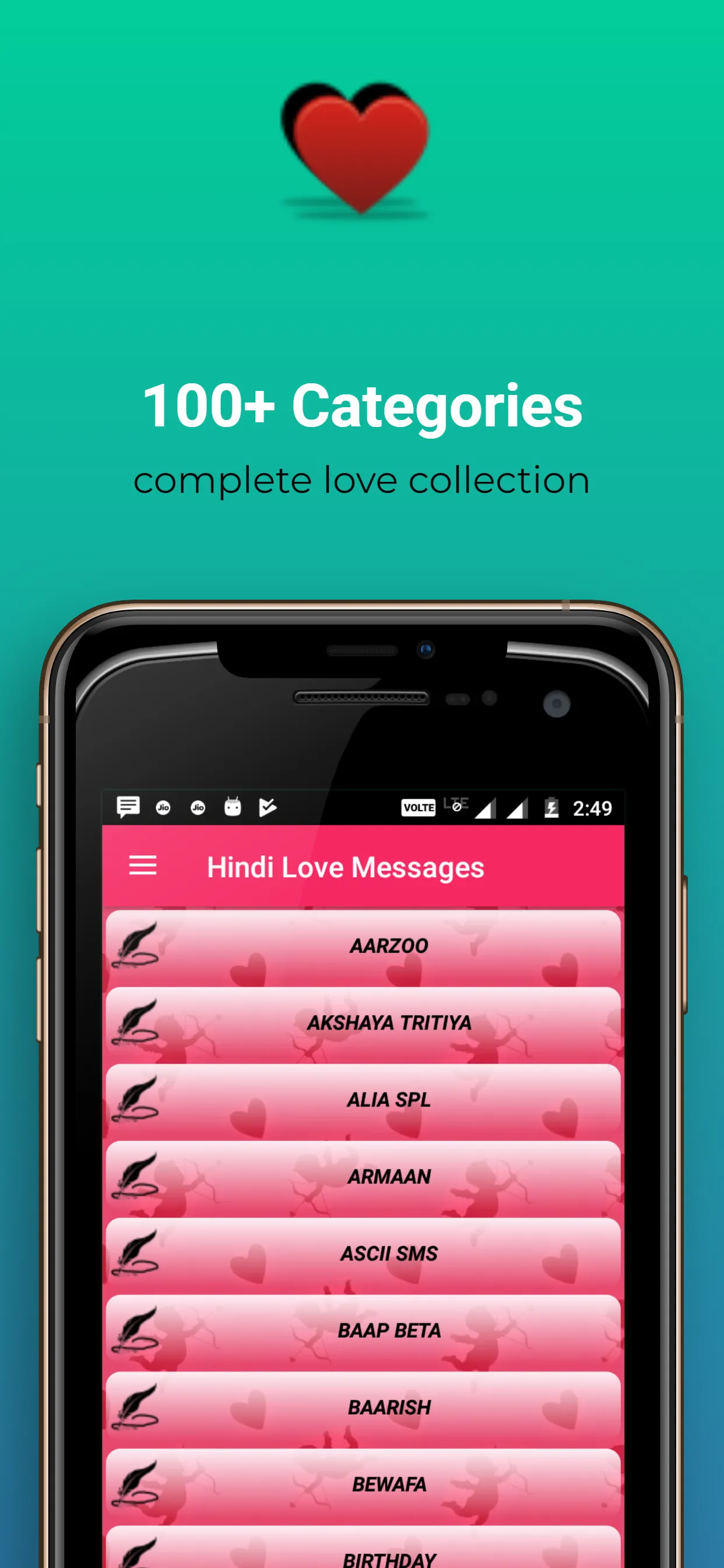 True Love Shayari Hindi 2024 | Indus Appstore | Screenshot