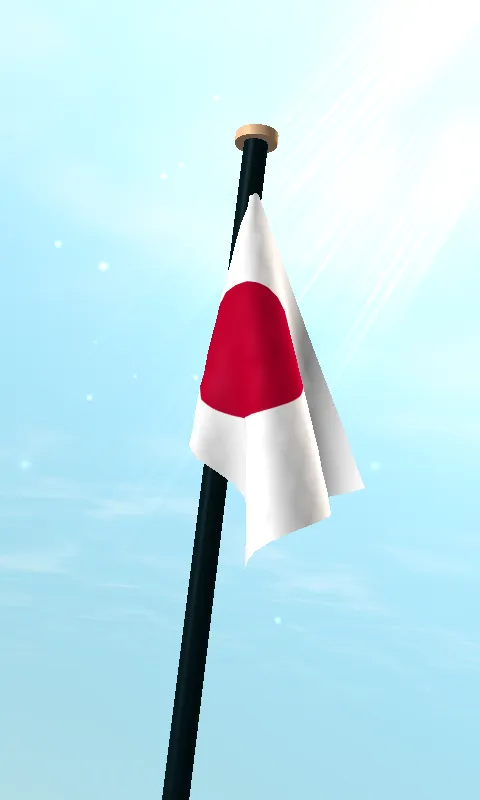 Japan Flag 3D Free Wallpaper | Indus Appstore | Screenshot