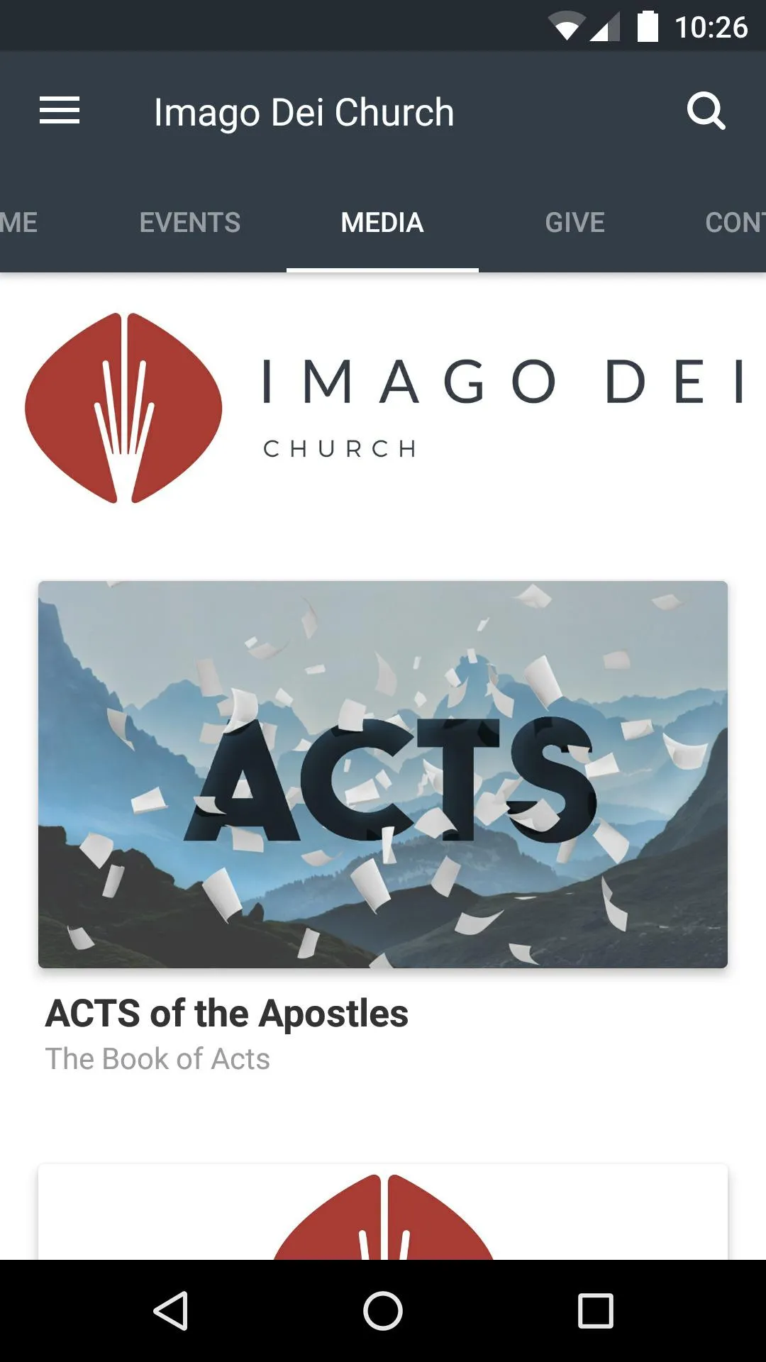 Imago Dei Church | Indus Appstore | Screenshot