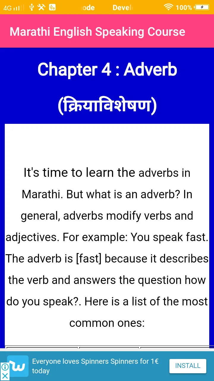 Marathi English Speak Course | Indus Appstore | Screenshot