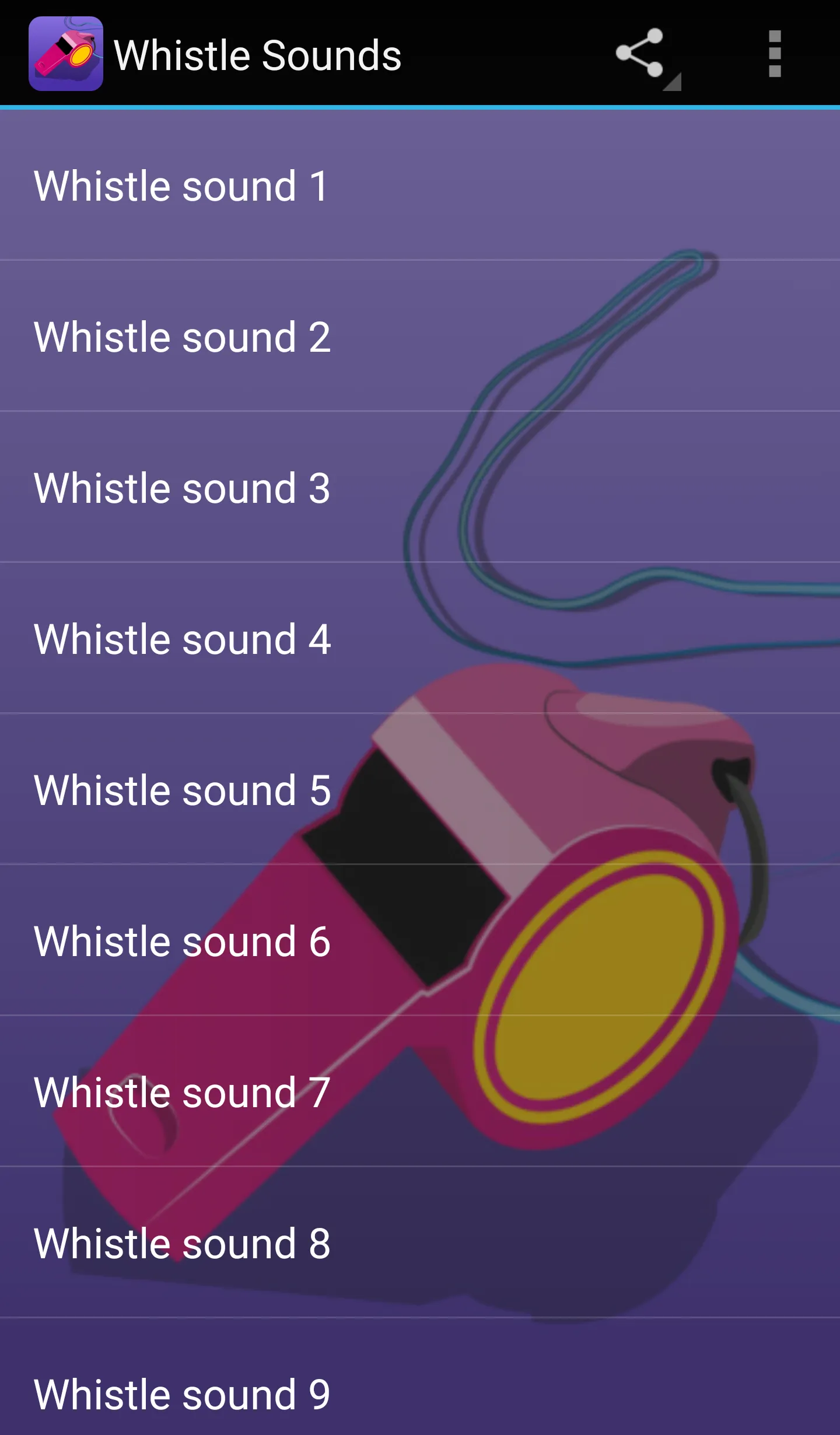 Whistle Sounds | Indus Appstore | Screenshot