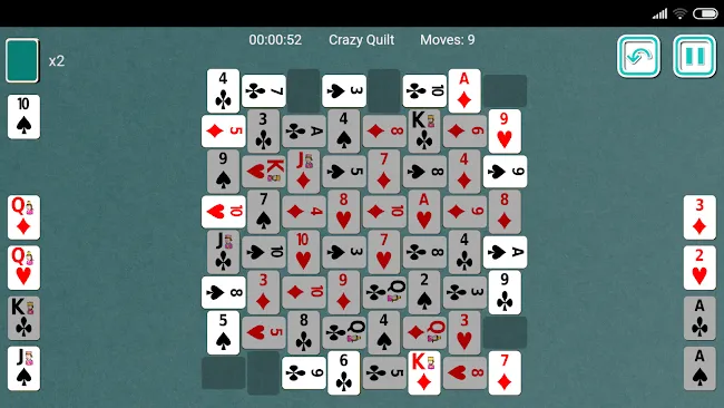 Crazy Quilt Solitaire | Indus Appstore | Screenshot