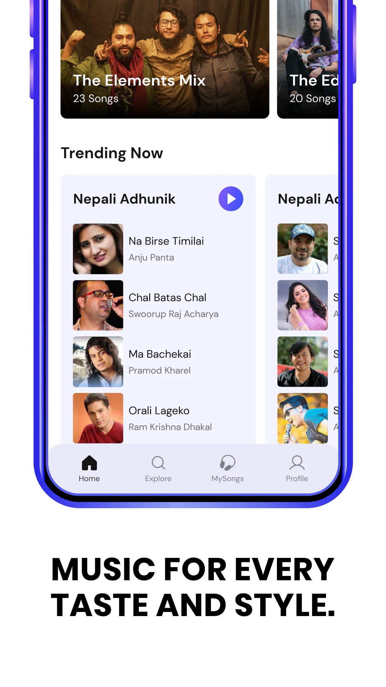 SongsNepal - Nepali Songs | Indus Appstore | Screenshot