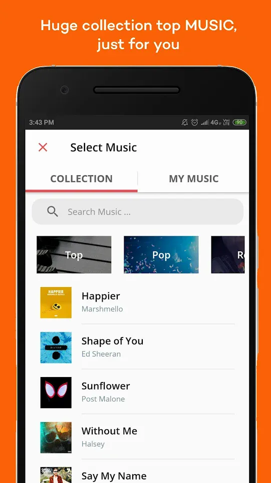 Stories with music photos | Indus Appstore | Screenshot