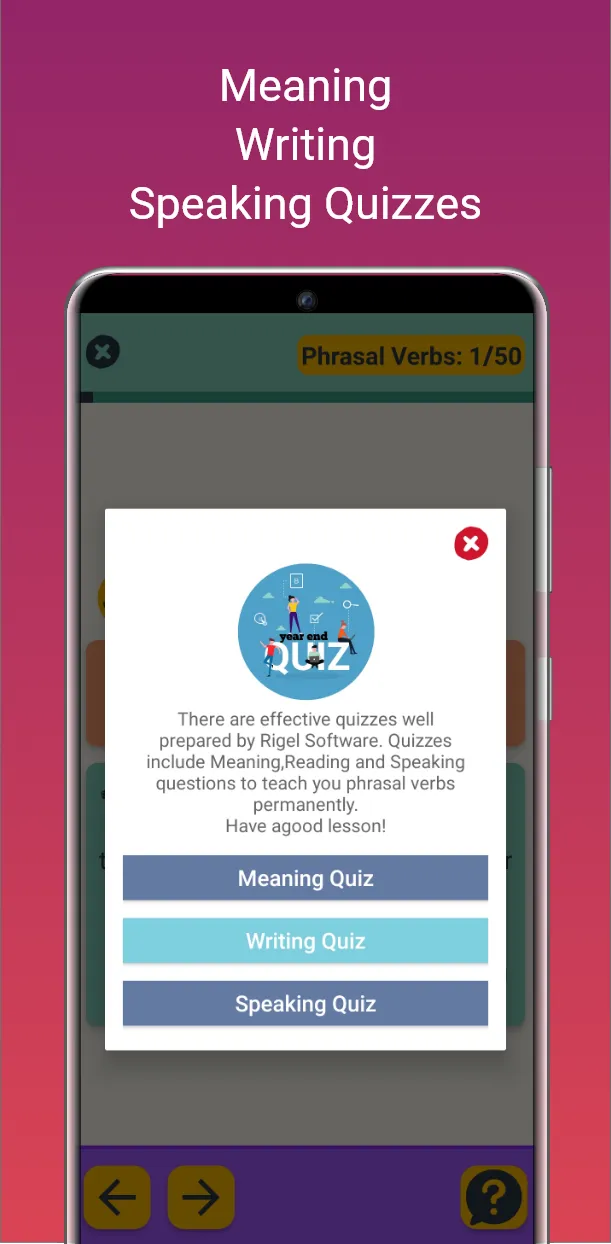 Learning Phrasal Verbs | Indus Appstore | Screenshot