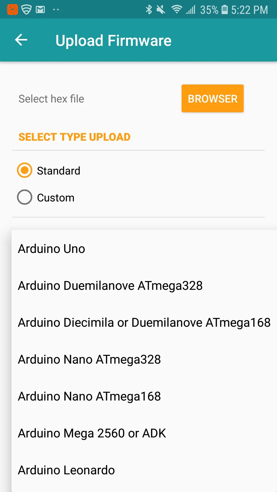 Arduino Hex Uploader-Bin/Hex | Indus Appstore | Screenshot