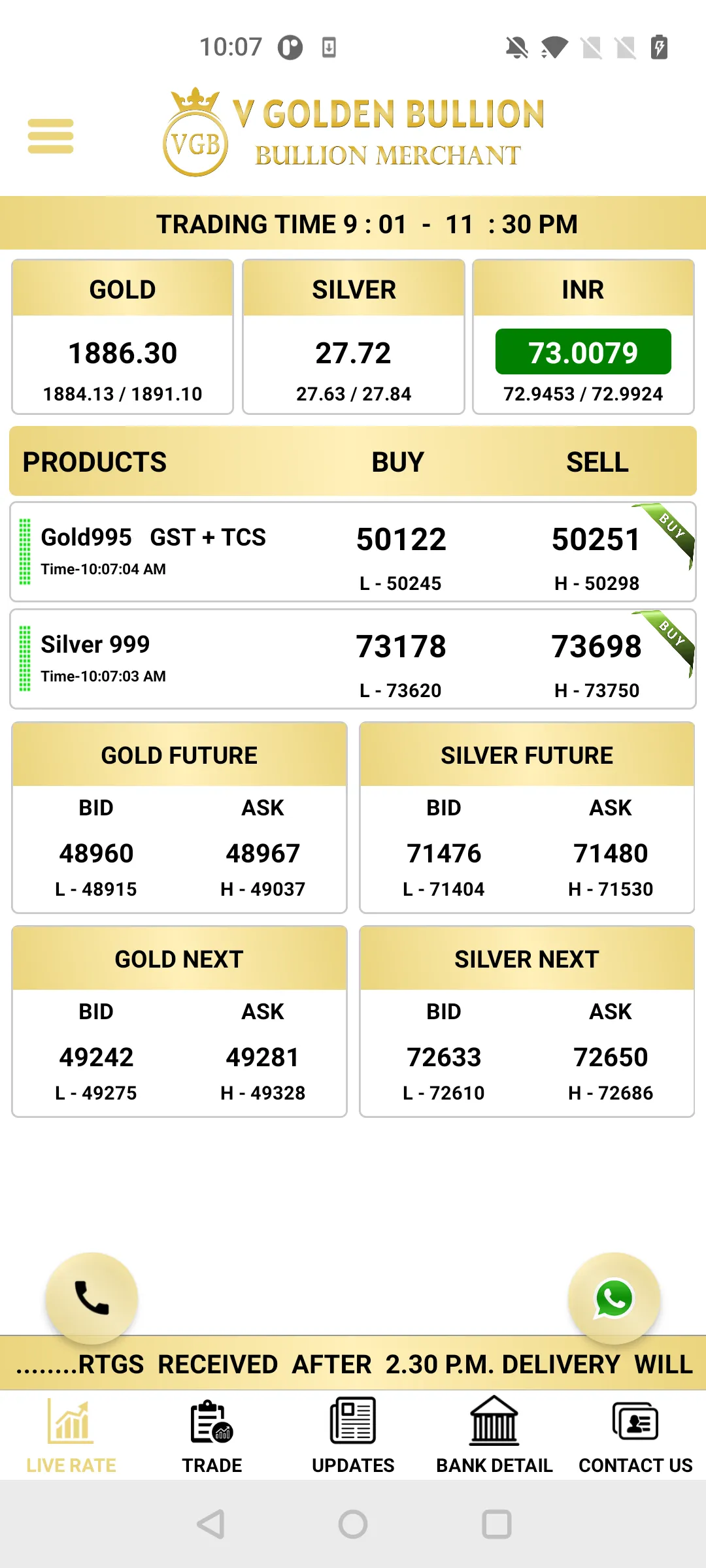 V Golden Bullion | Indus Appstore | Screenshot