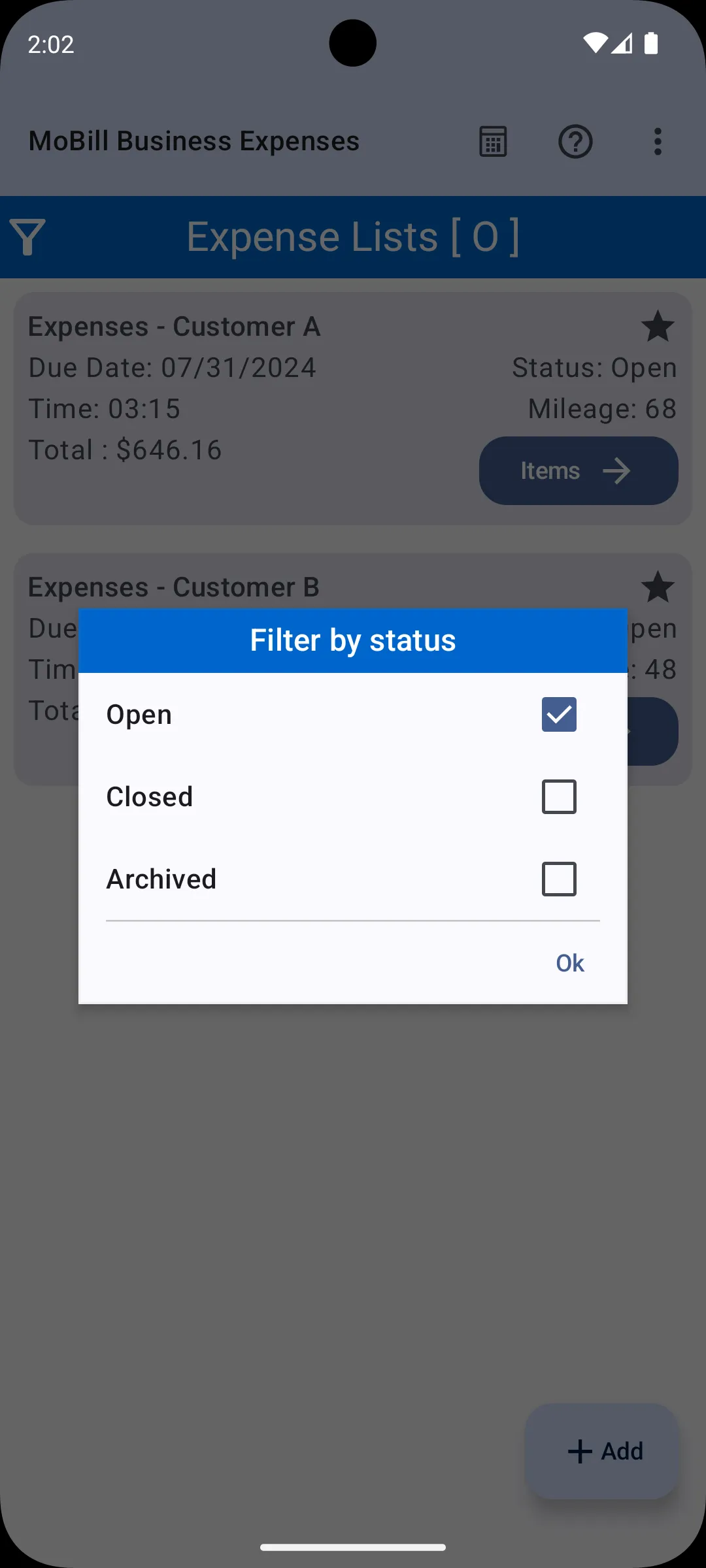 MoBill Business Expenses | Indus Appstore | Screenshot