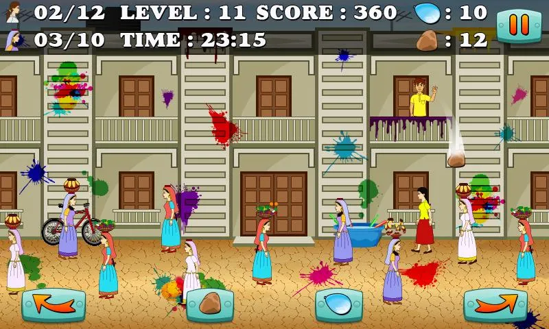 Lets Play Holi 2 Game | Indus Appstore | Screenshot