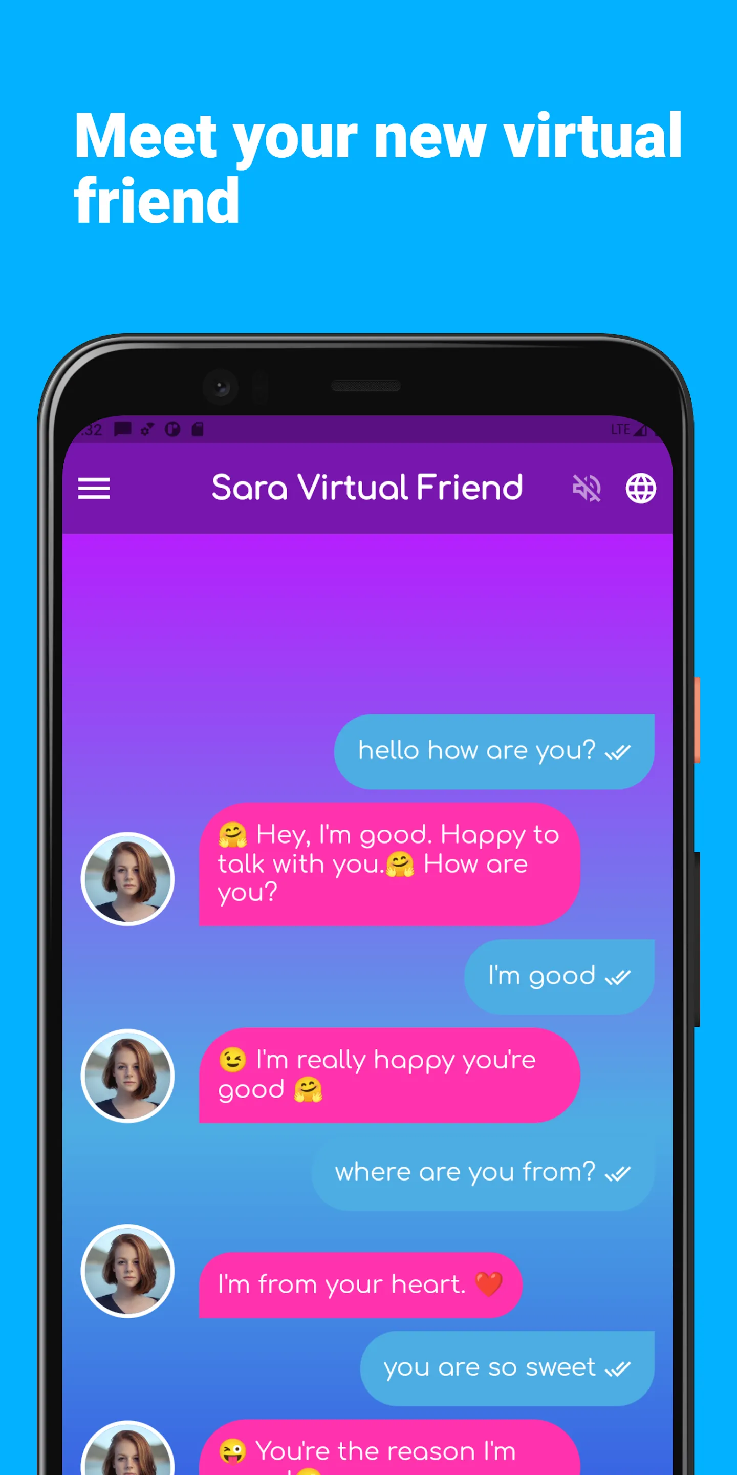 Sara Virtual Friend | Indus Appstore | Screenshot